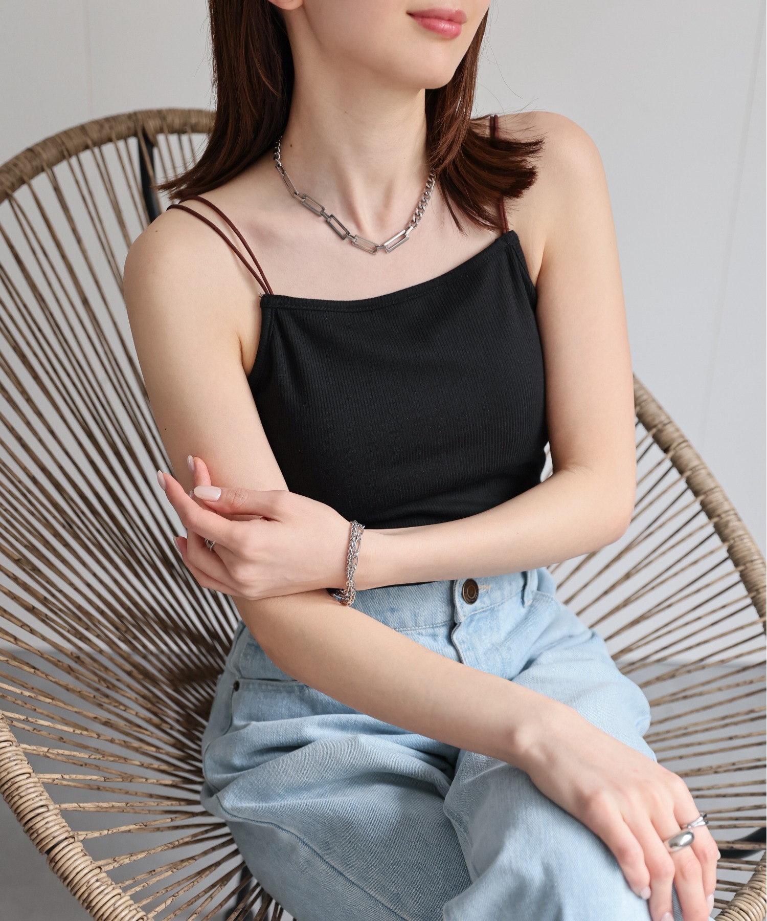 model：162㎝着用サイズ：F