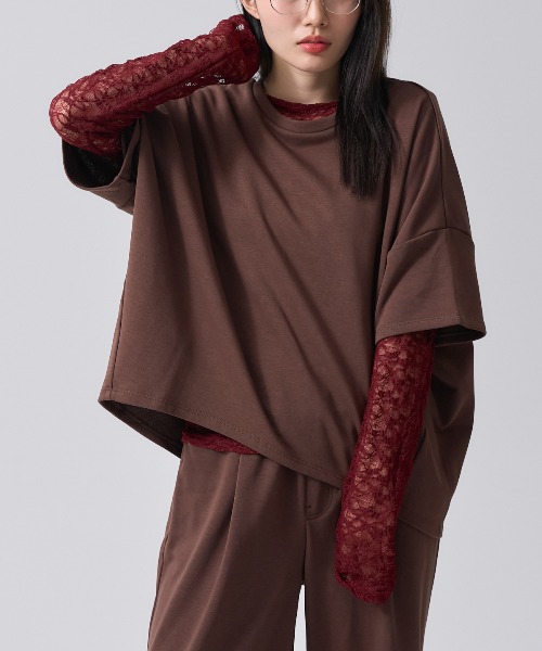 model：163cm / size：F