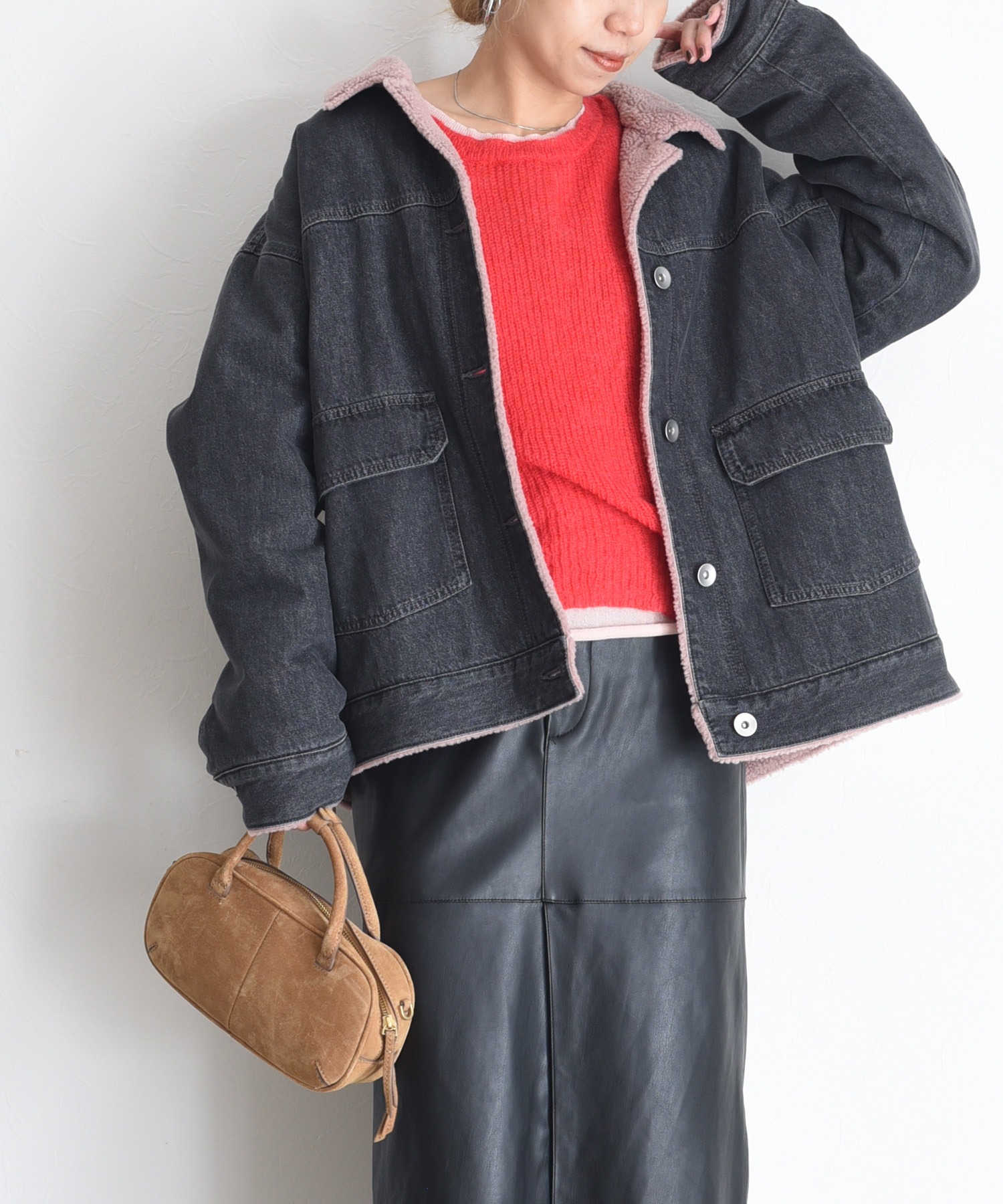 グッドイナフ デニムボアカバーオール デニム&ボア カバーオール Eimee Law│Eimee Law & LHELBIE 公式