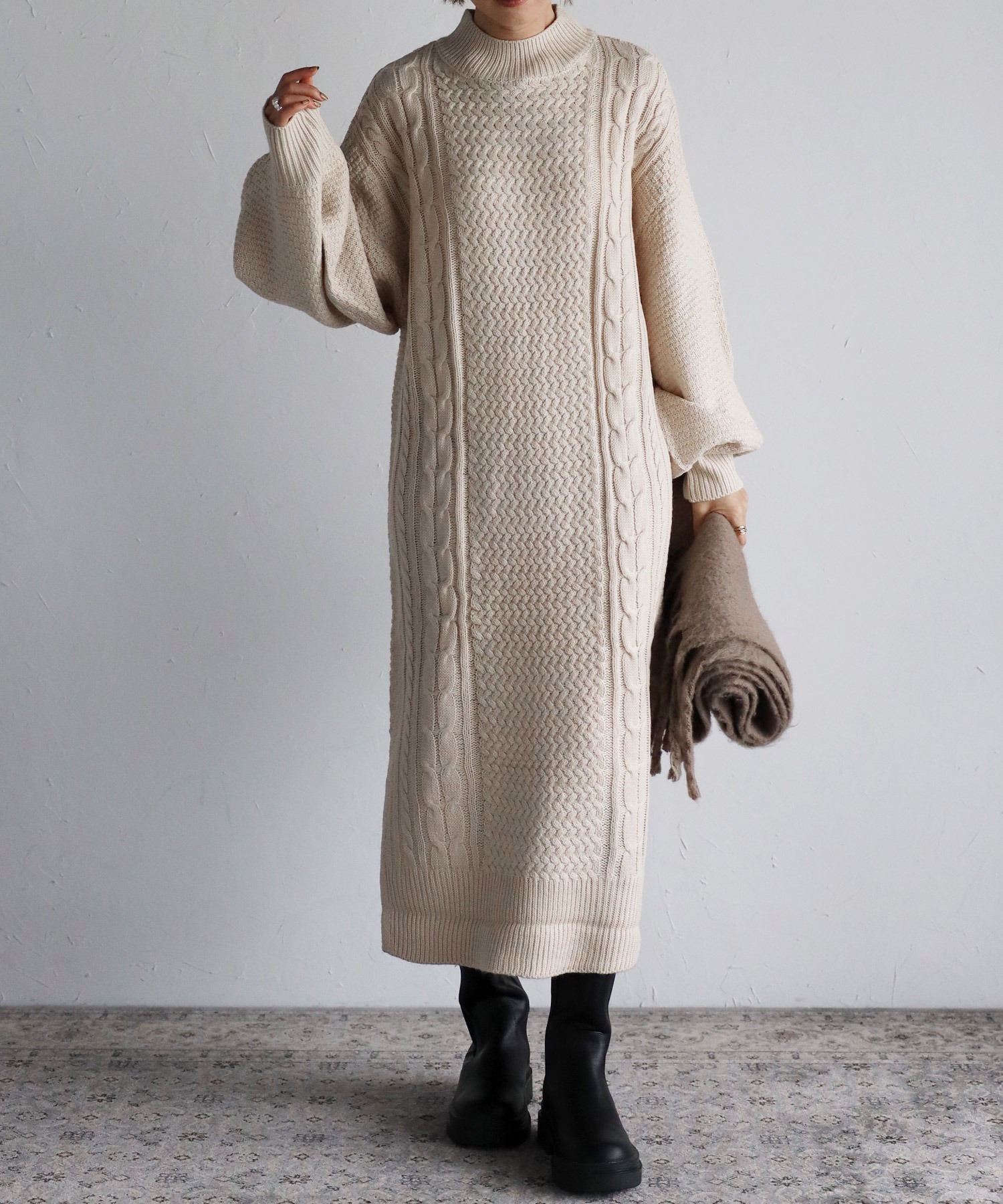 Model：158cm　着用サイズ：M