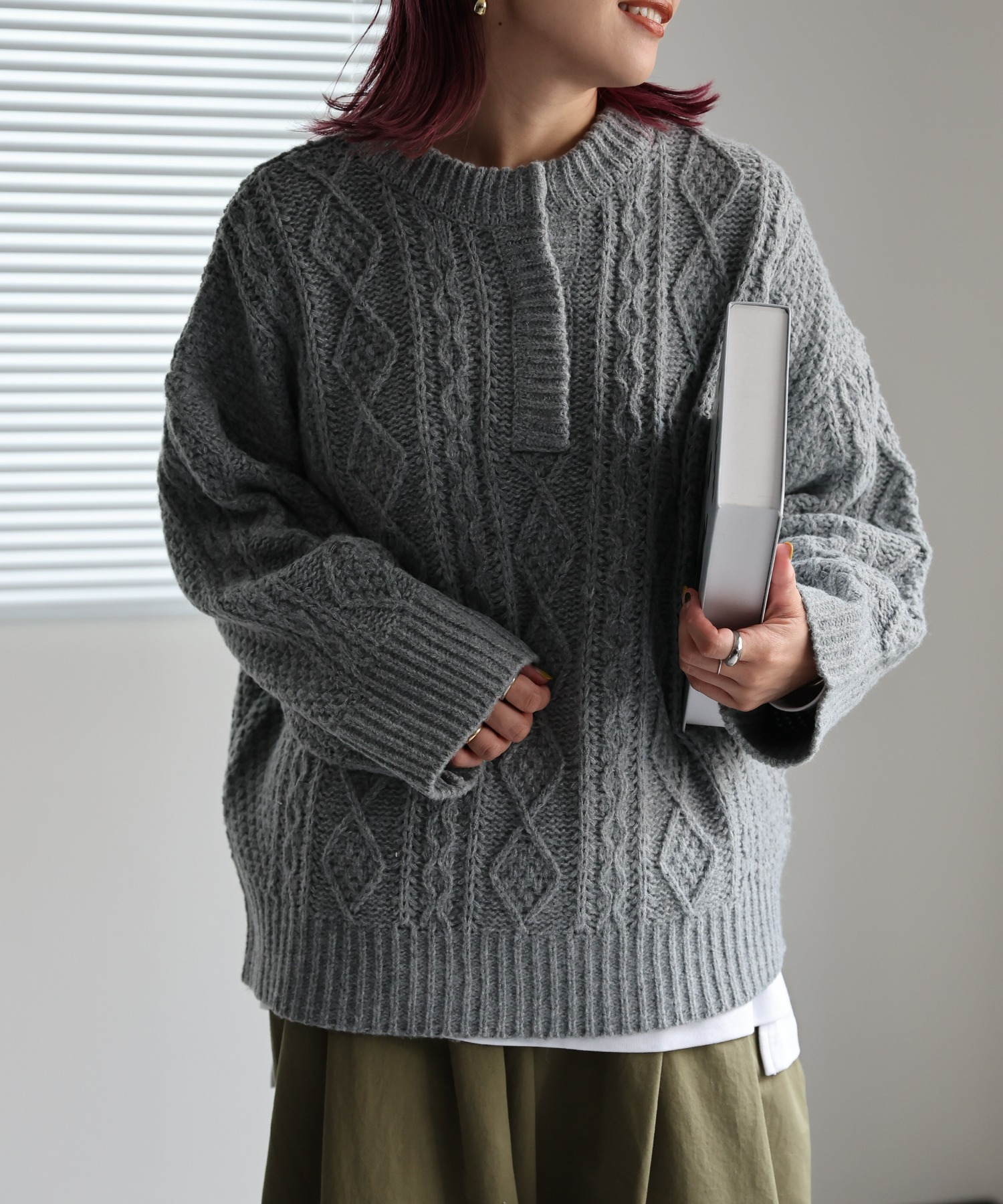 model:162㎝　着用サイズ:FREE