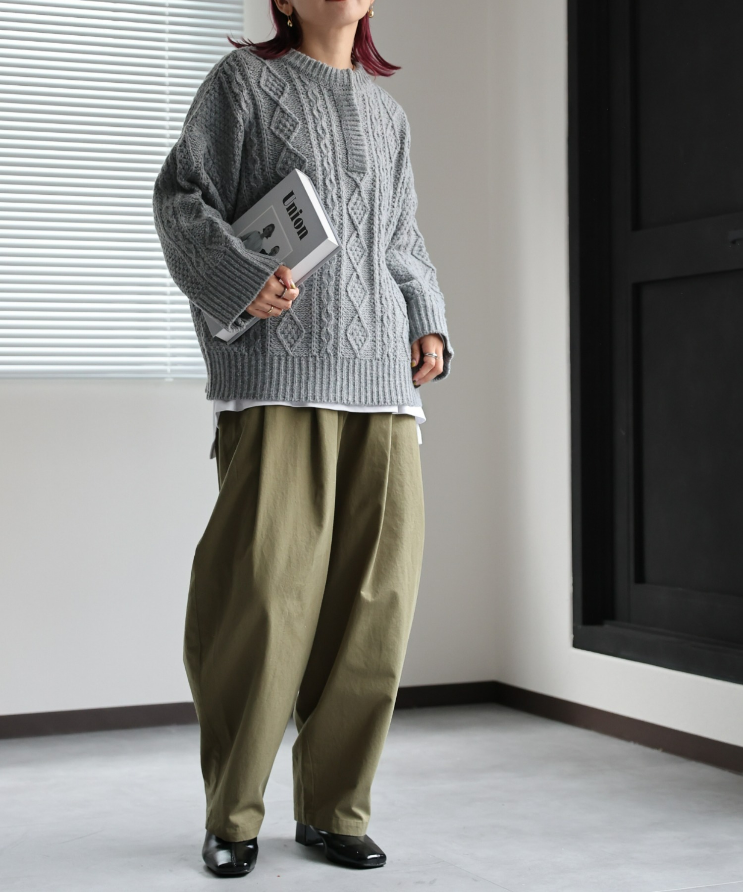 model:162㎝　着用サイズ:FREE