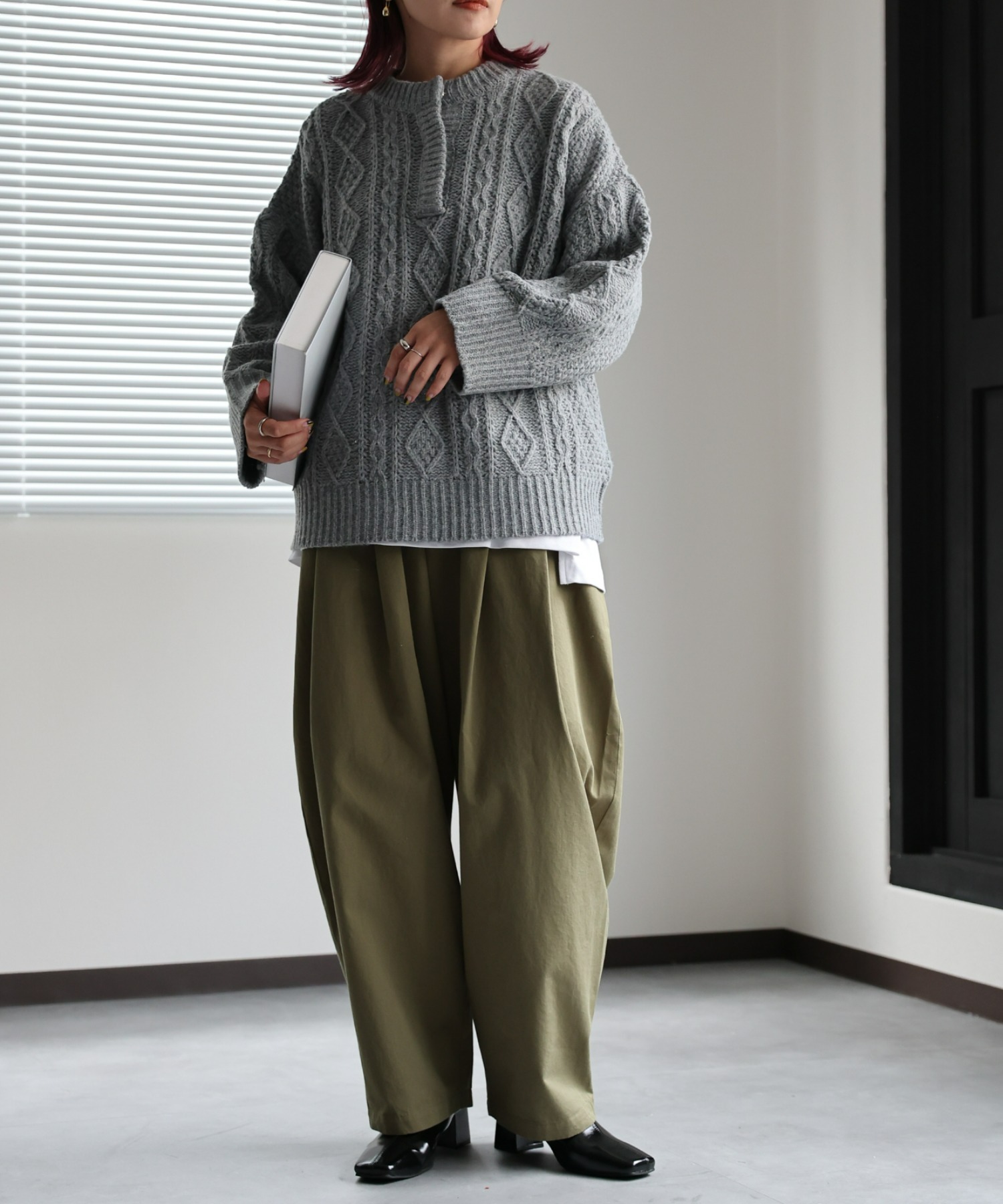 model:162㎝　着用サイズ:FREE