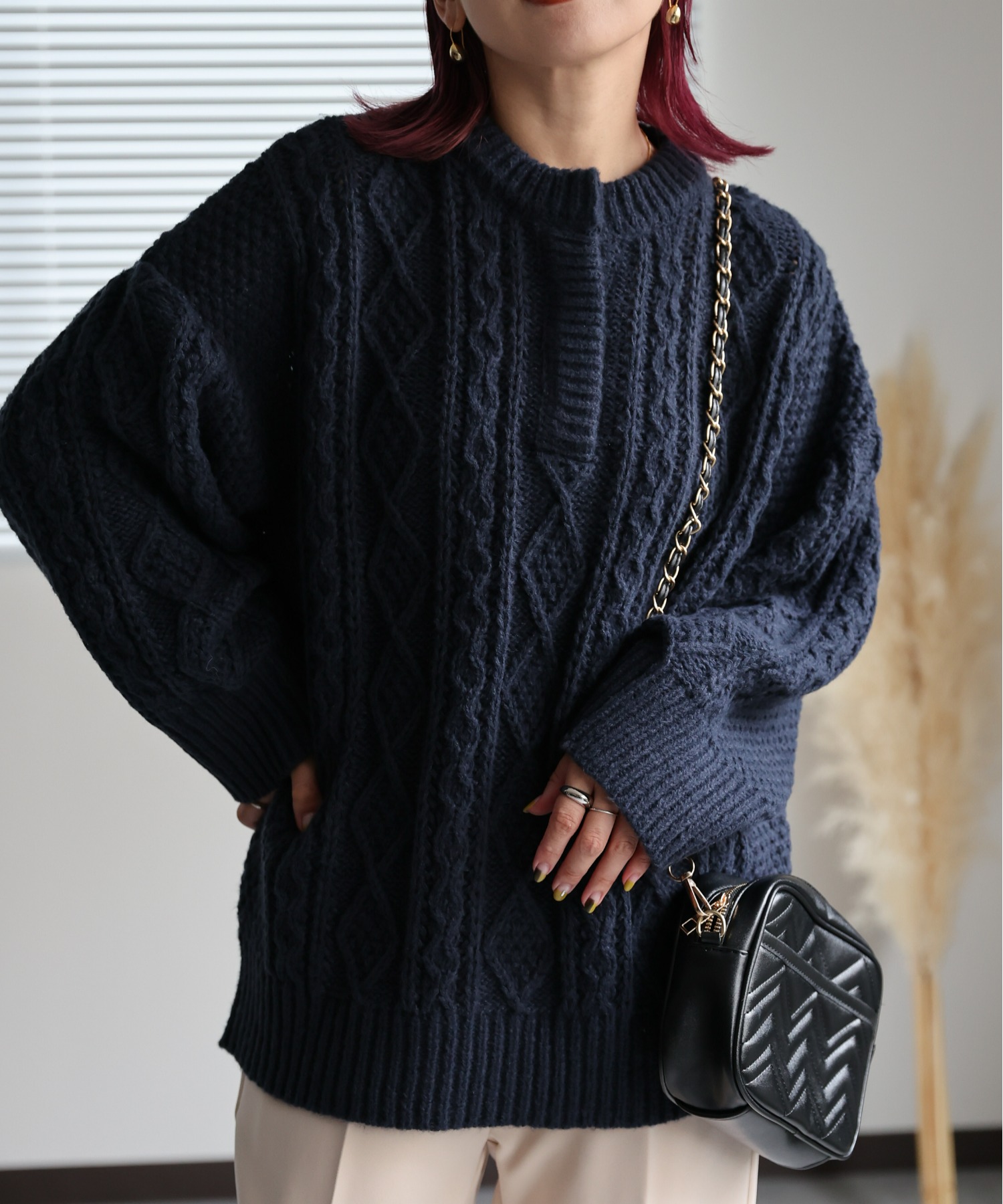 model:162㎝　着用サイズ:FREE