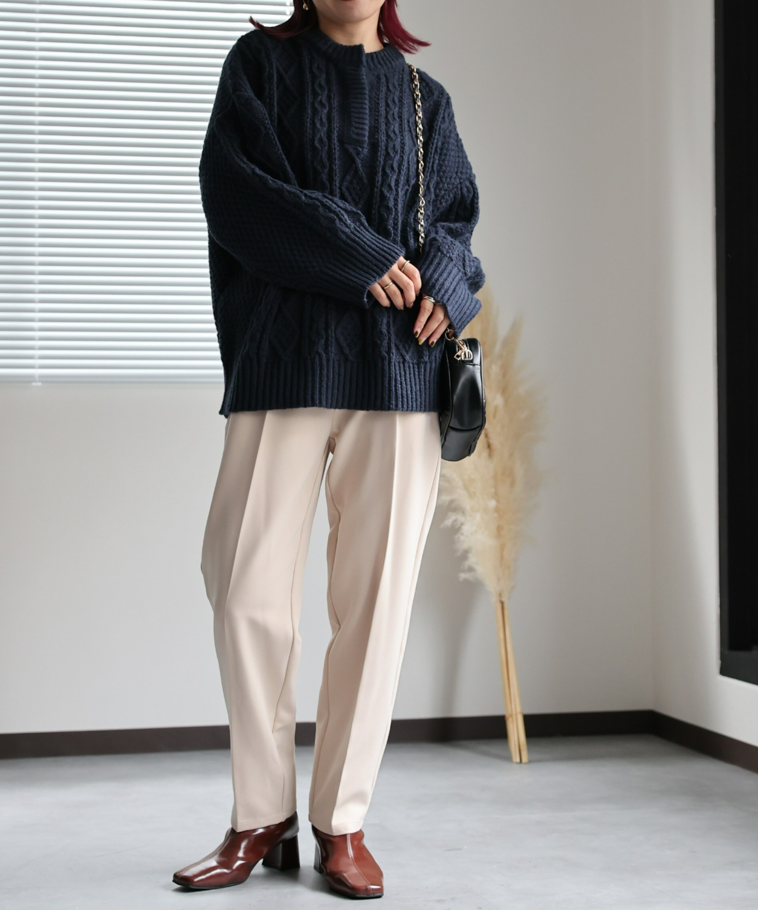 model:162㎝　着用サイズ:FREE