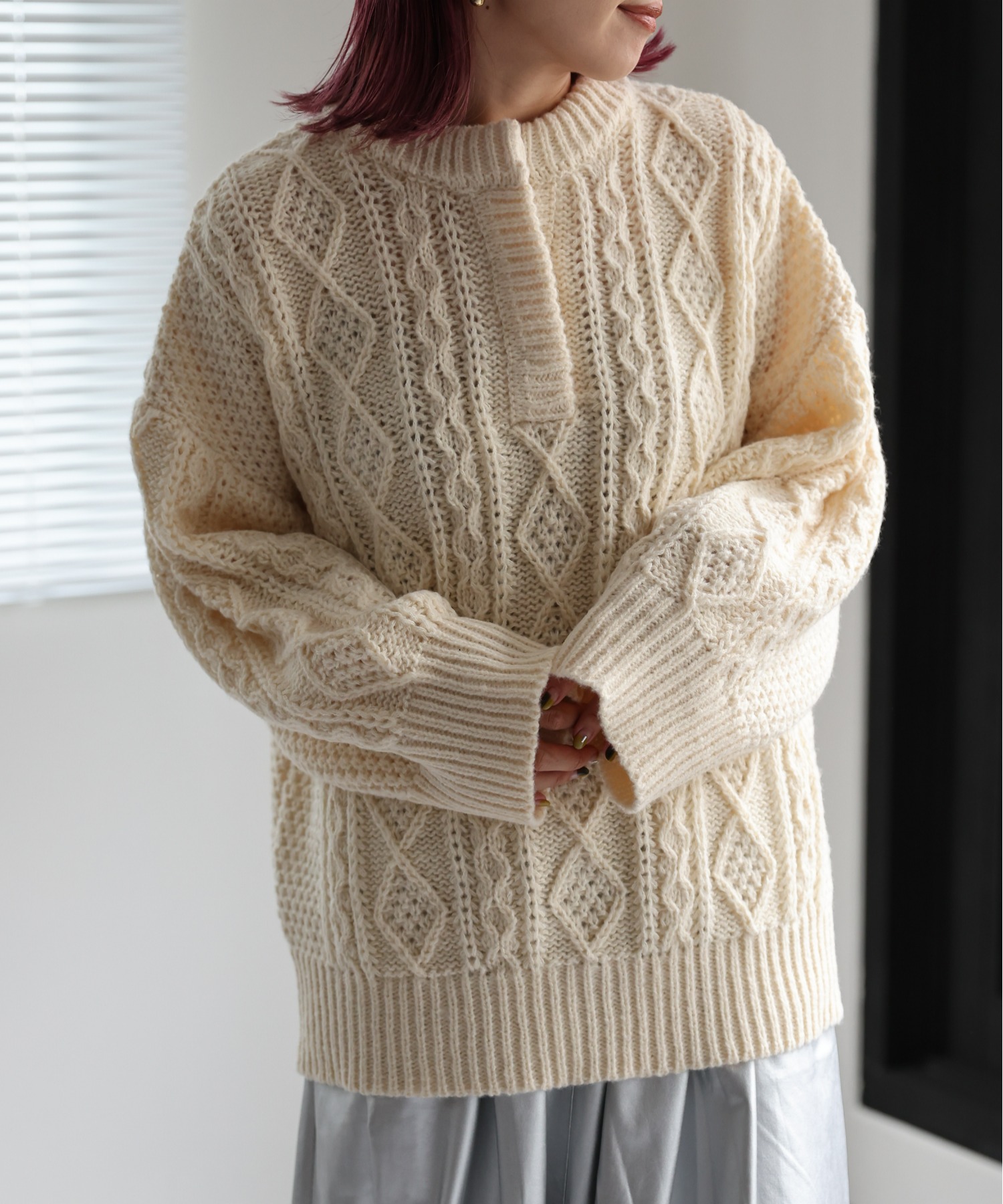 model:162㎝　着用サイズ:FREE