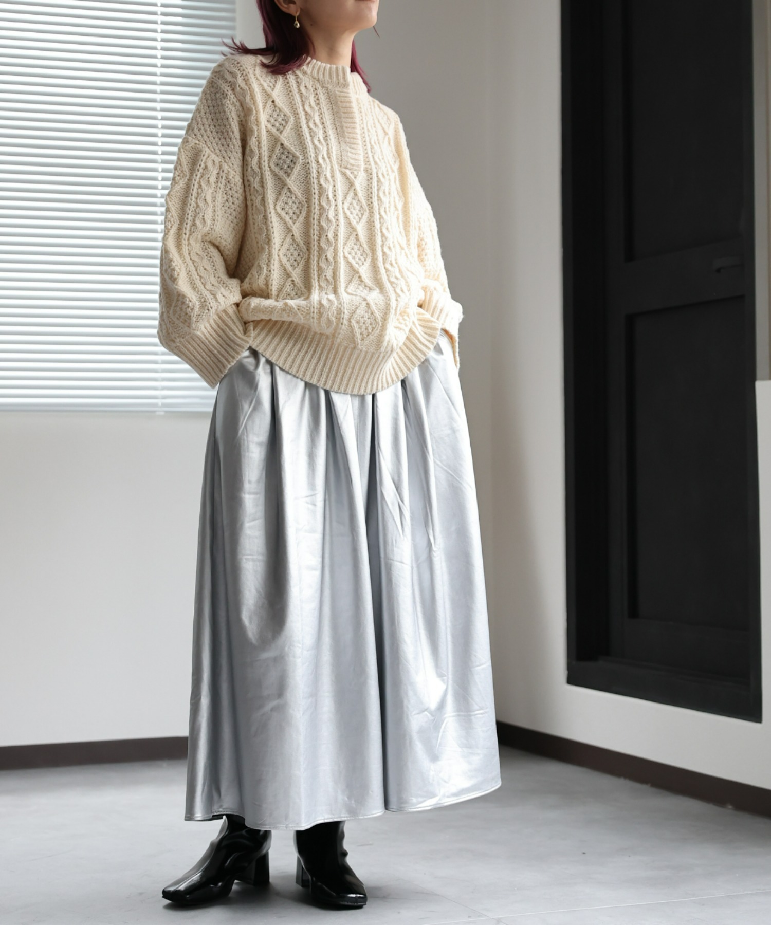 model:162㎝　着用サイズ:FREE