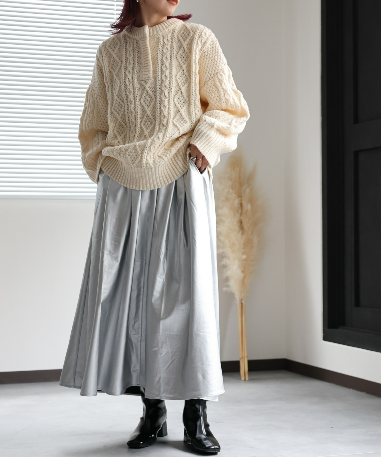 model:162㎝　着用サイズ:FREE