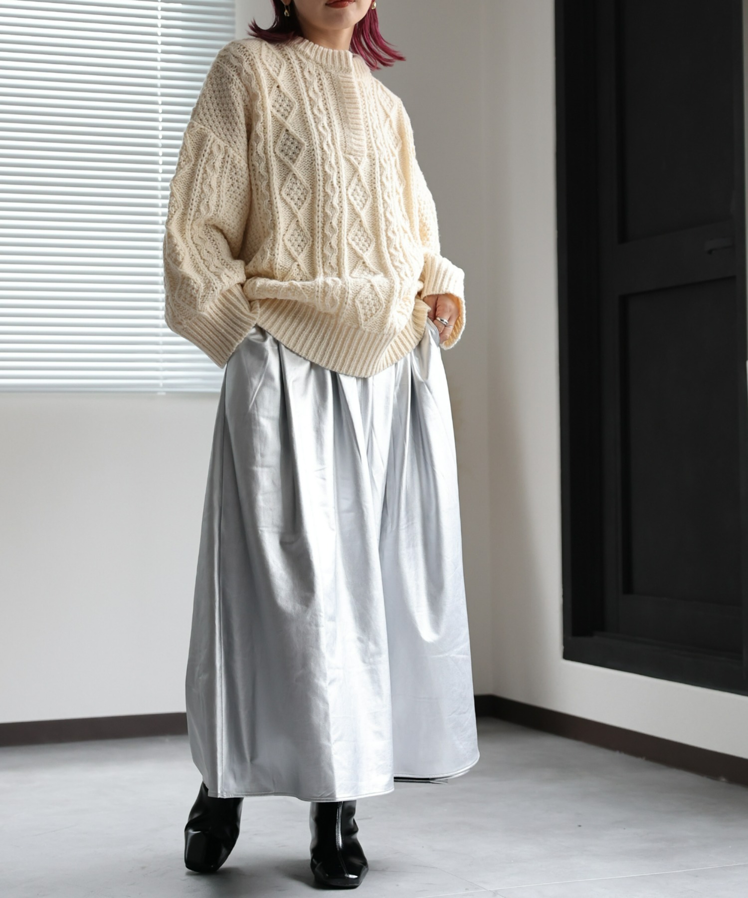 model:162㎝　着用サイズ:FREE