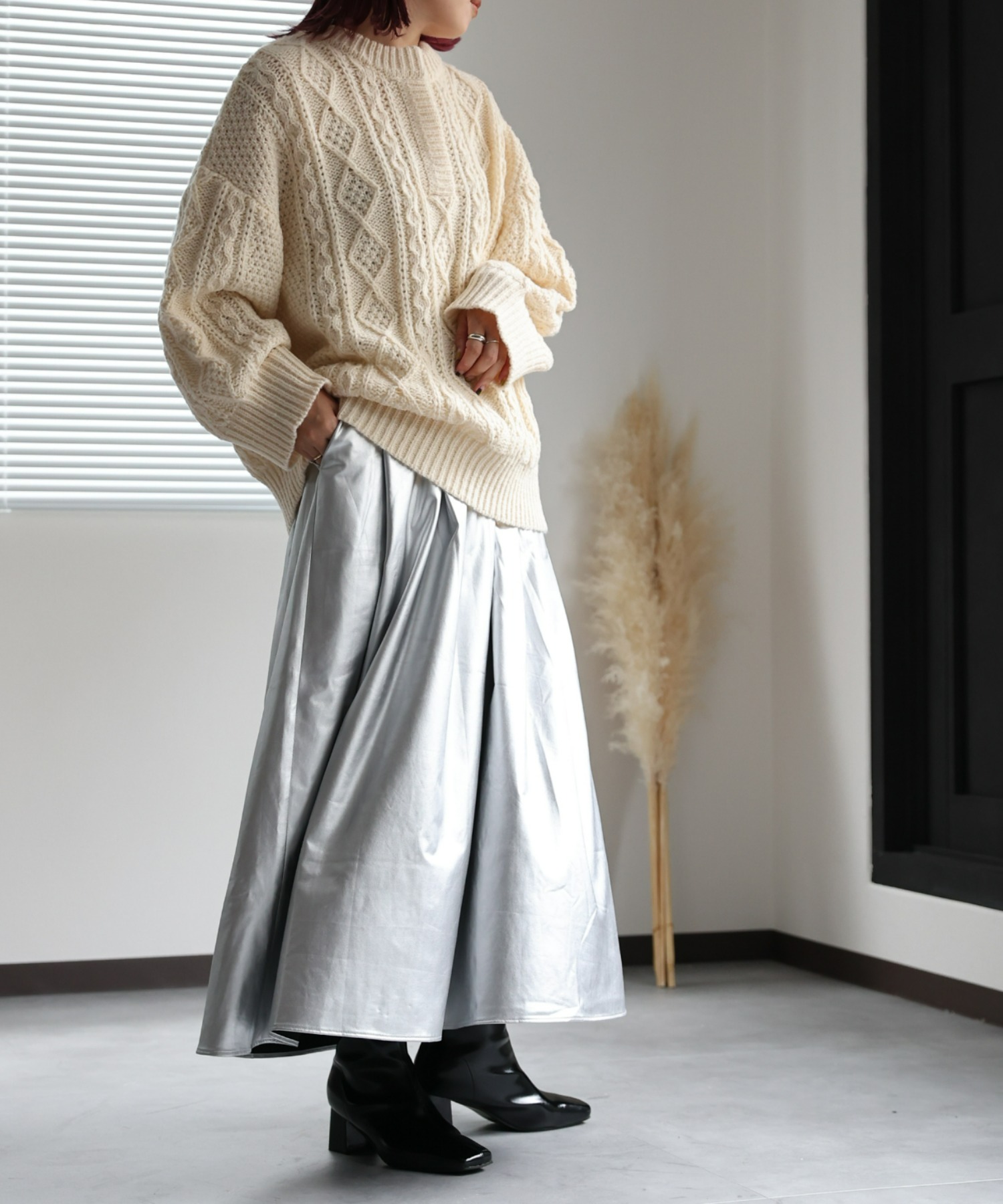 model:162㎝　着用サイズ:FREE