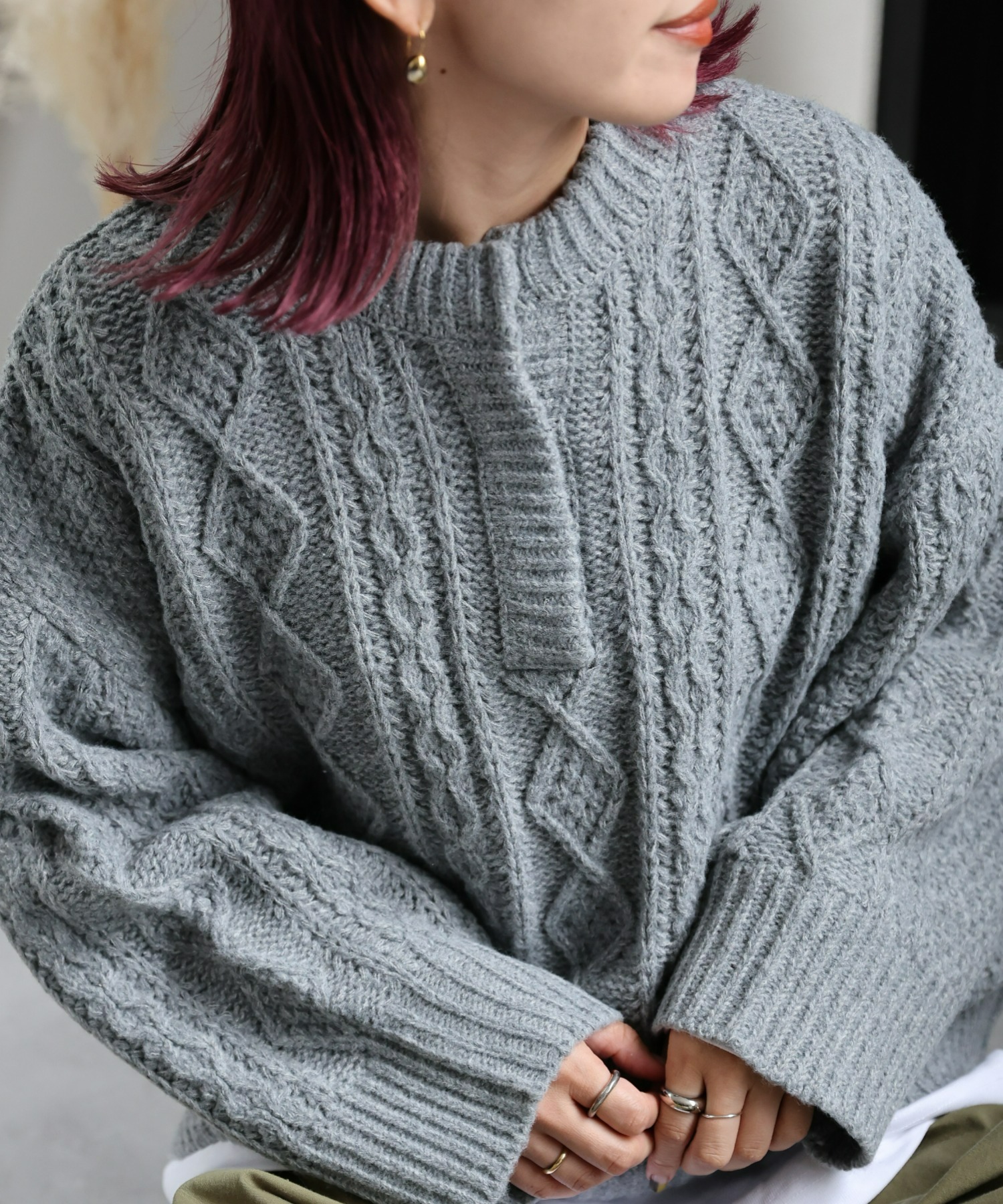 model:162㎝　着用サイズ:FREE