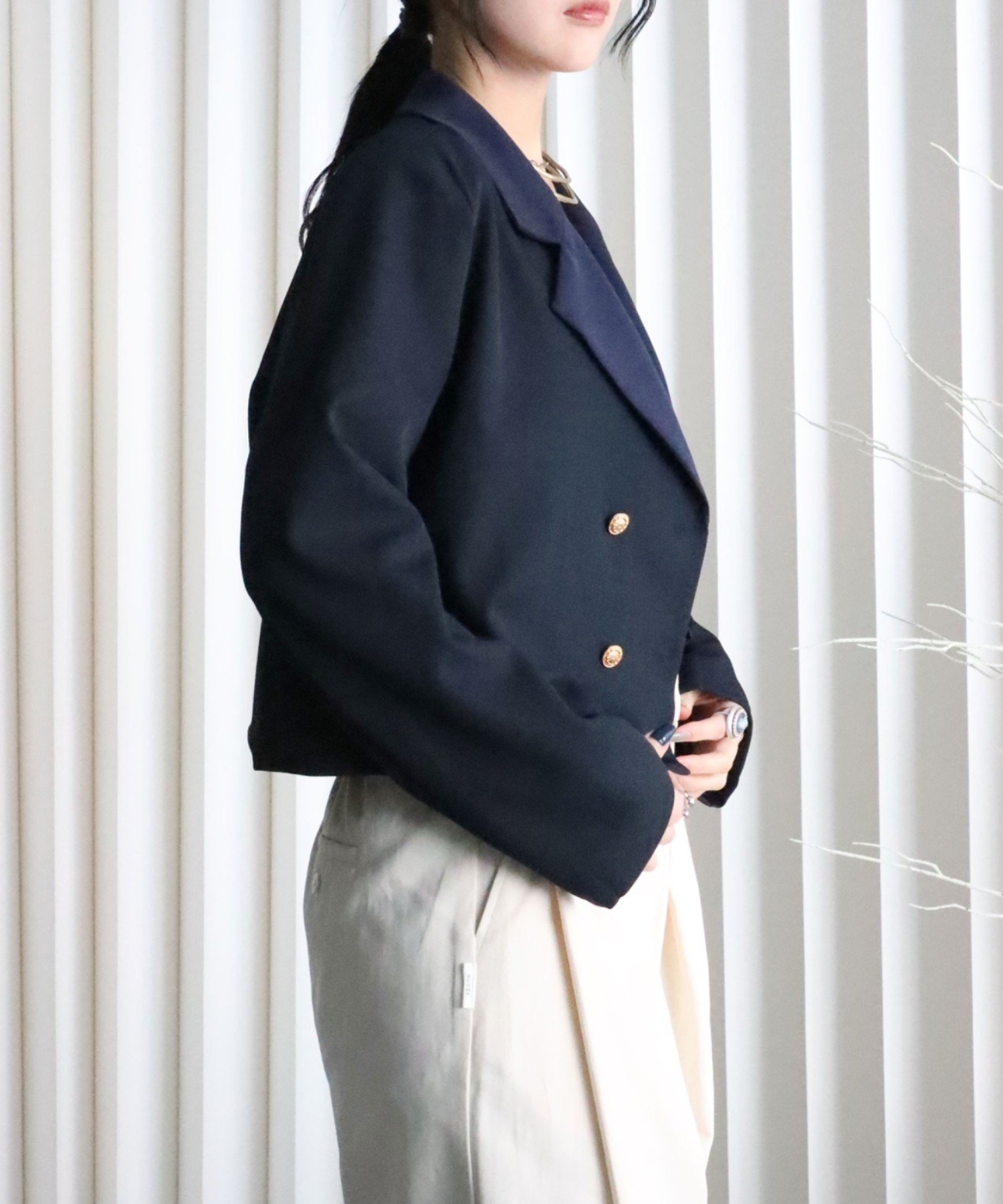 model：164cm. 着用サイズ：FREE