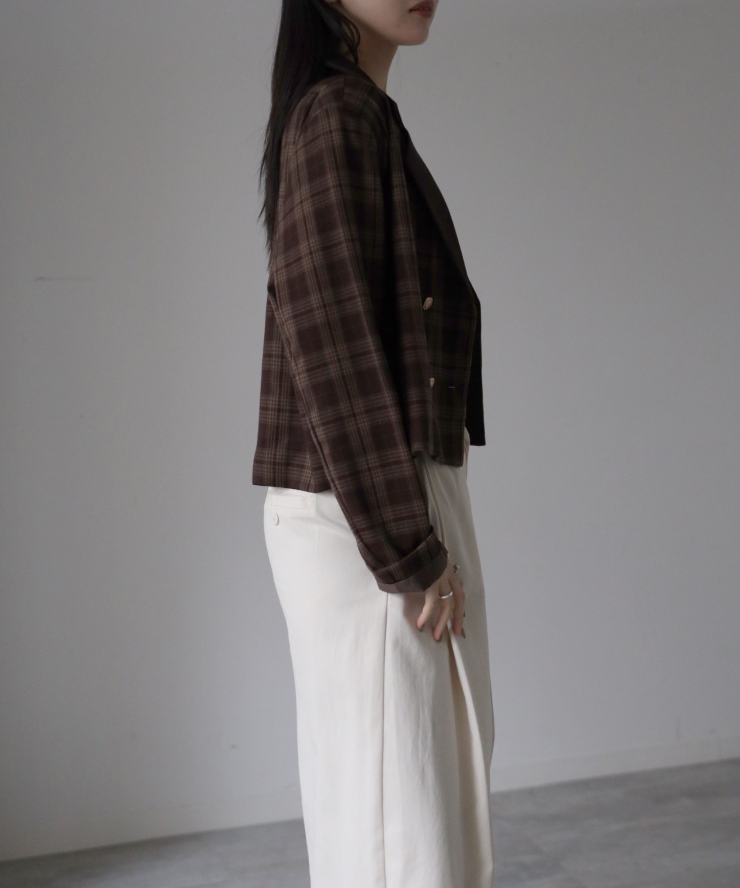 model：164cm. 着用サイズ：FREE