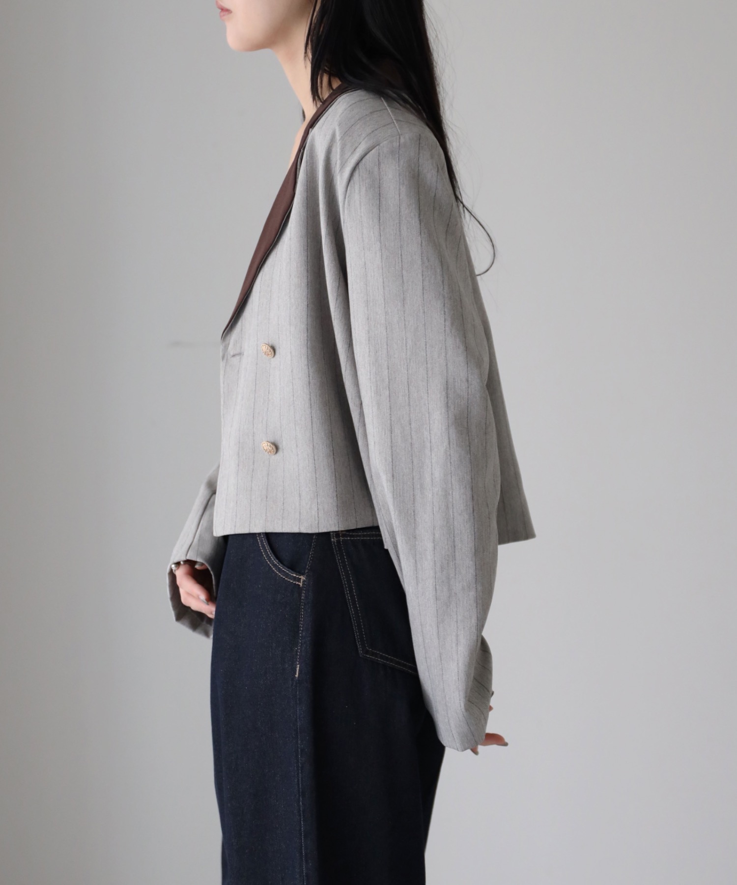 model：164cm. 着用サイズ：FREE