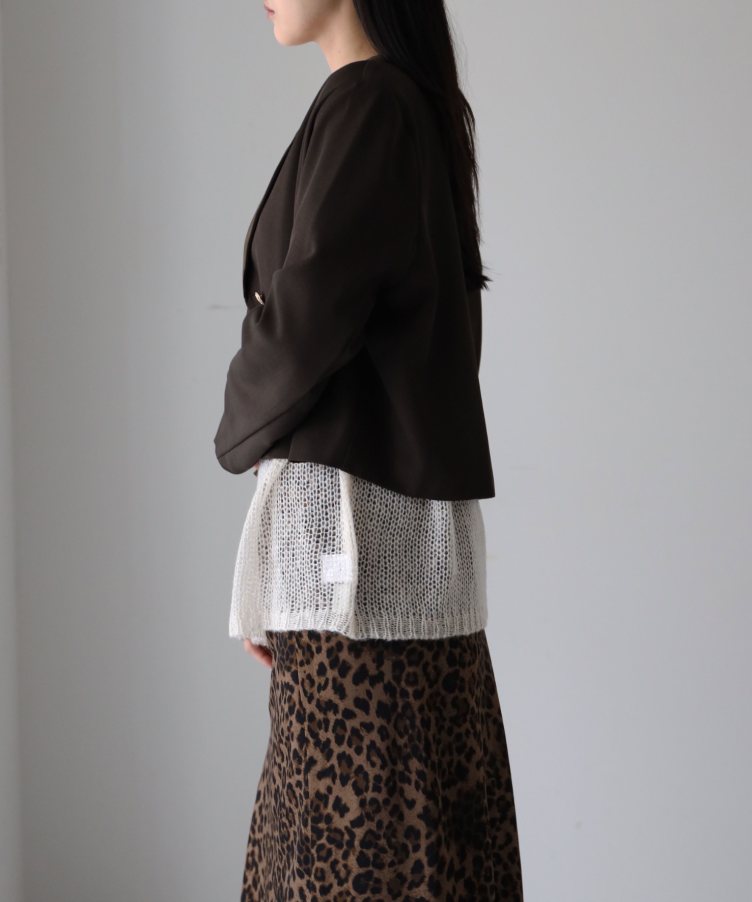 model：164cm. 着用サイズ：FREE