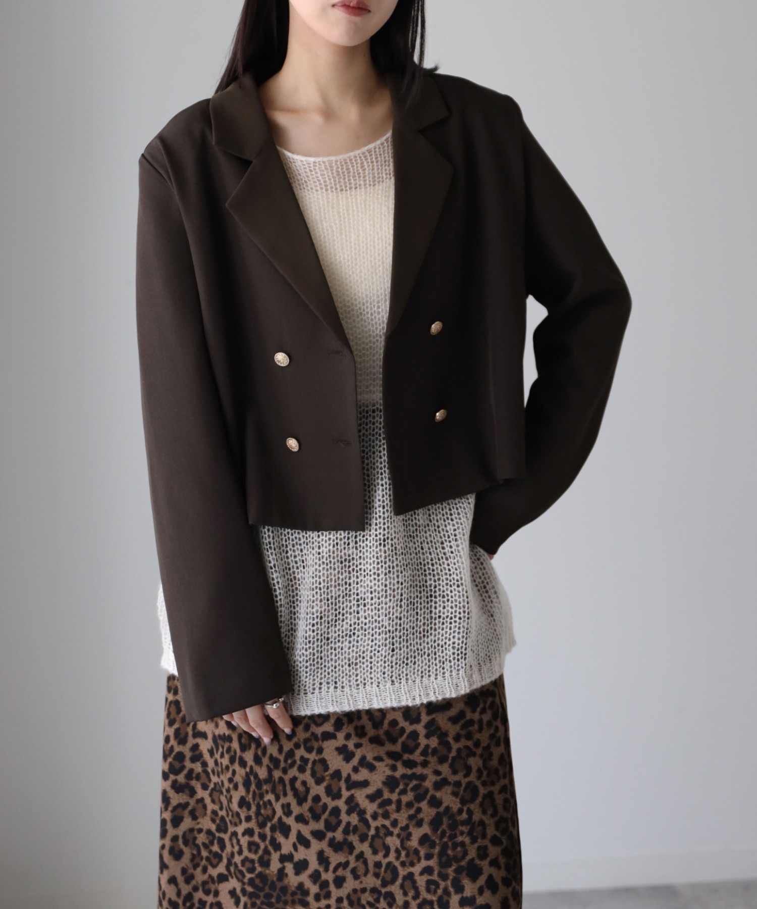 model：164cm. 着用サイズ：FREE