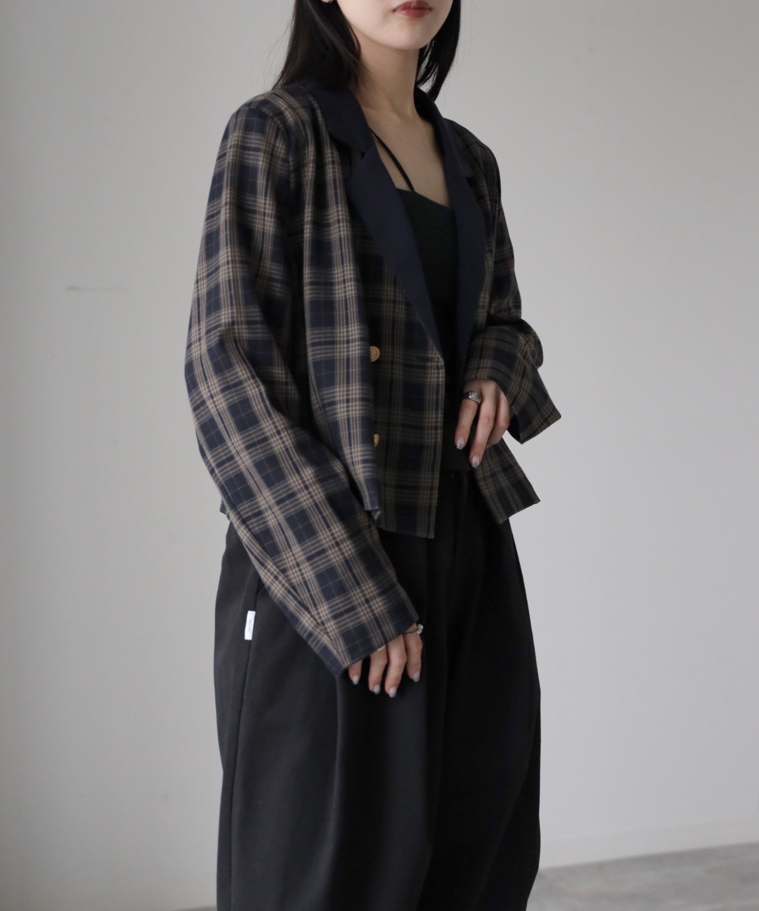 model：164cm. 着用サイズ：FREE