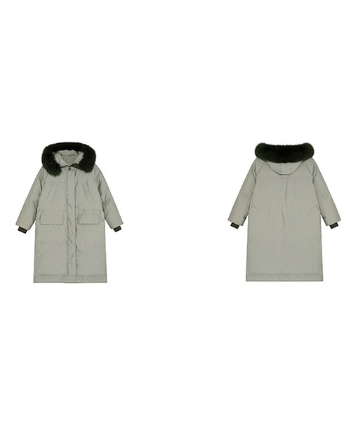 Fano Studios】Fox fur hooded long dawn FD20Y019-ファッション Fano Studios】Fox fur hooded long dawn FD20Y019-ファッション