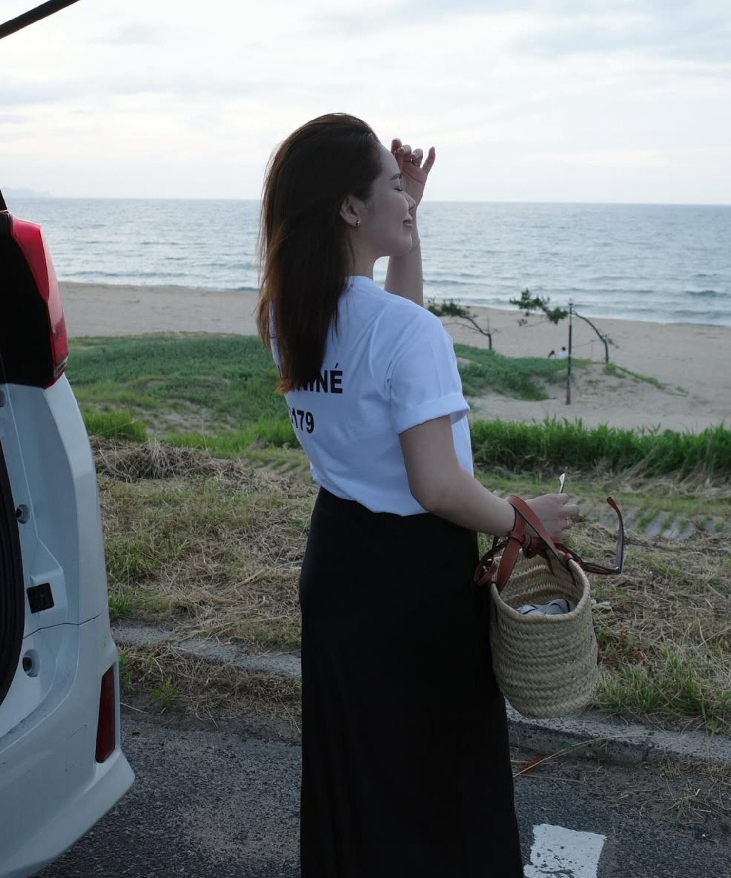 model：H154 着用サイズ：FREE