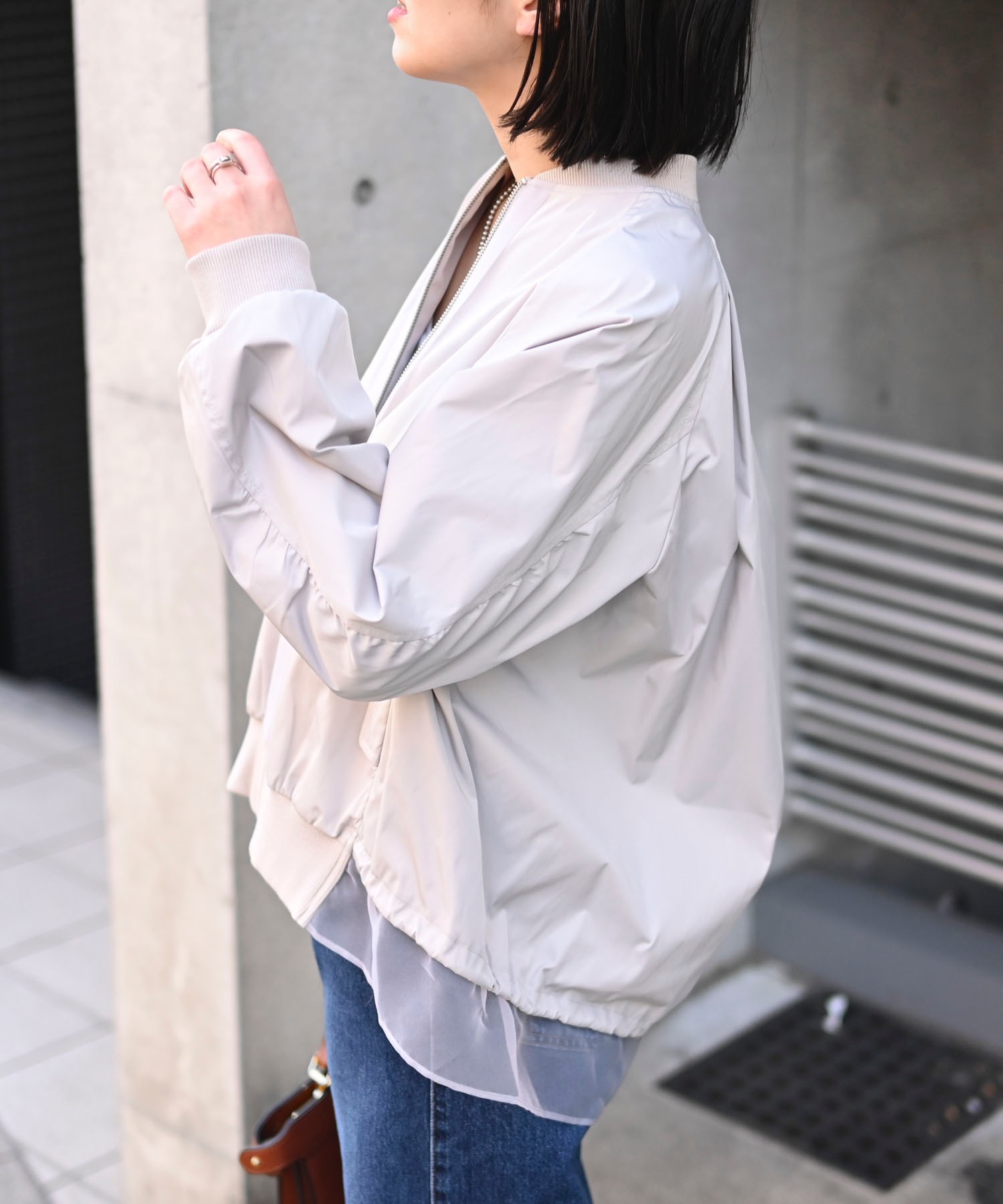 model：H163　size：M
(裏地：ライトピンク）