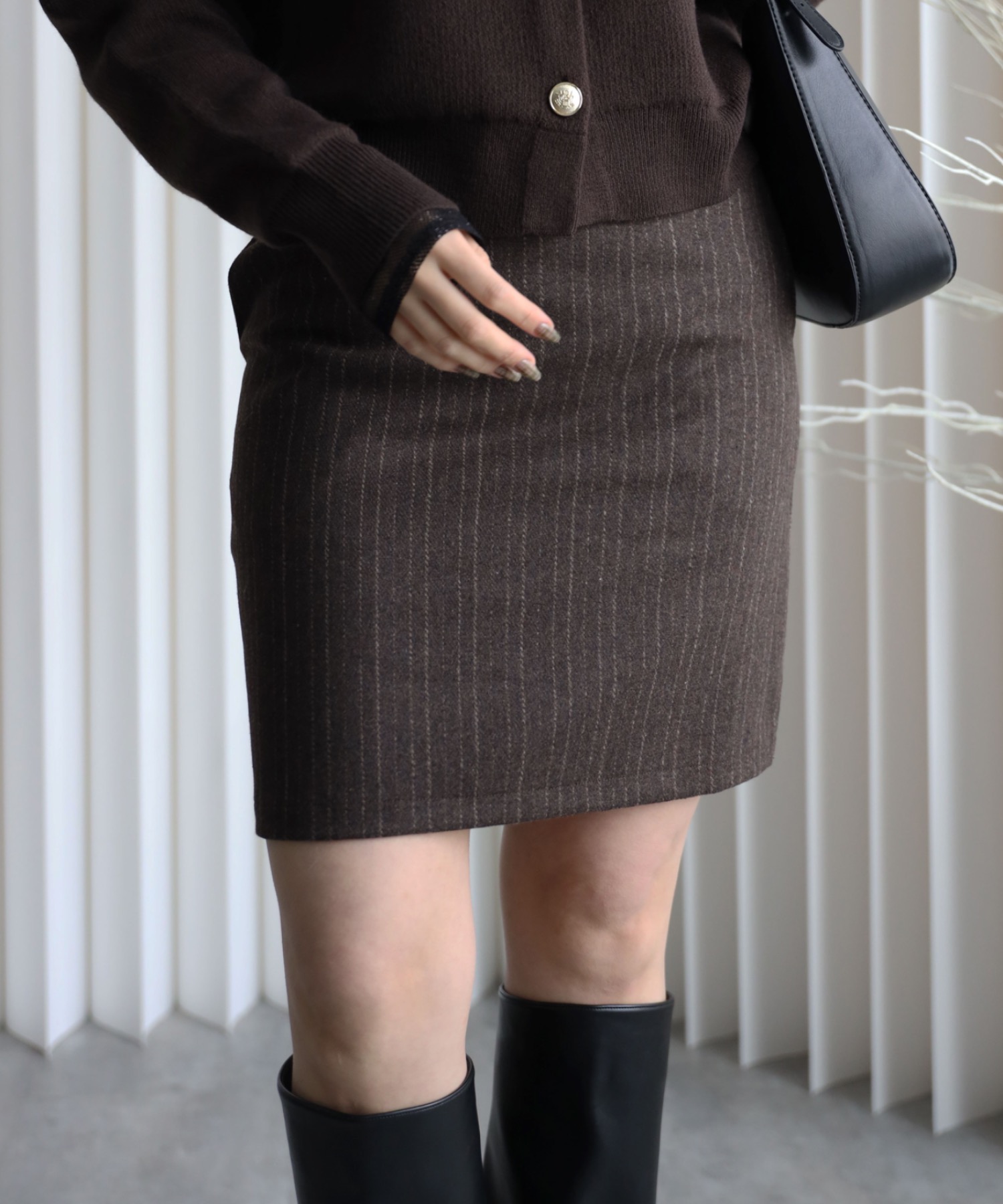 model：164cm. 着用サイズ：FREE