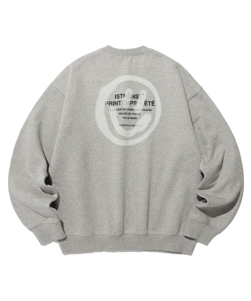 A'GEM/9 × .kom『ISTKUNST/イストクンスト』LOGO&SMILEY SWEATSHIRTS