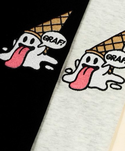 A'GEM/9 × .kom 『GRAF&WU/グラフアンドユー』アイスゴーストTシャツ