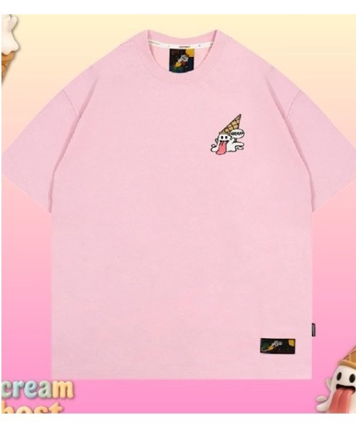 A'GEM/9 × .kom 『GRAF&WU/グラフアンドユー』アイスゴーストTシャツ