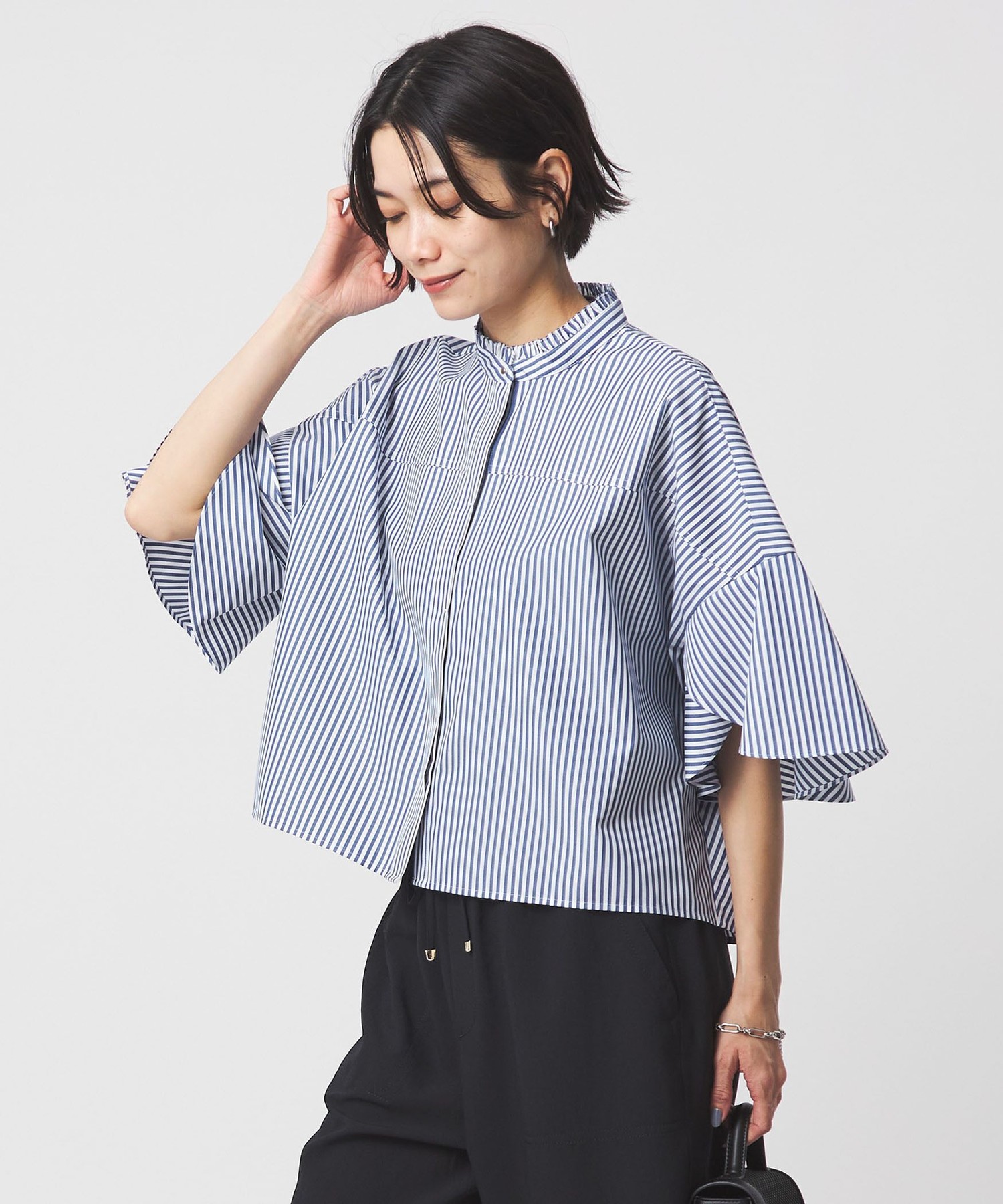 Fleece‑slim блуза с эффектом прохлады при касании