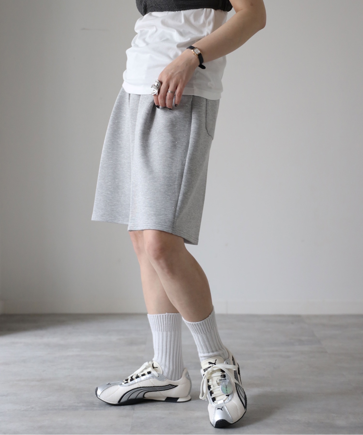 model：155cm. 着用サイズ：FREE