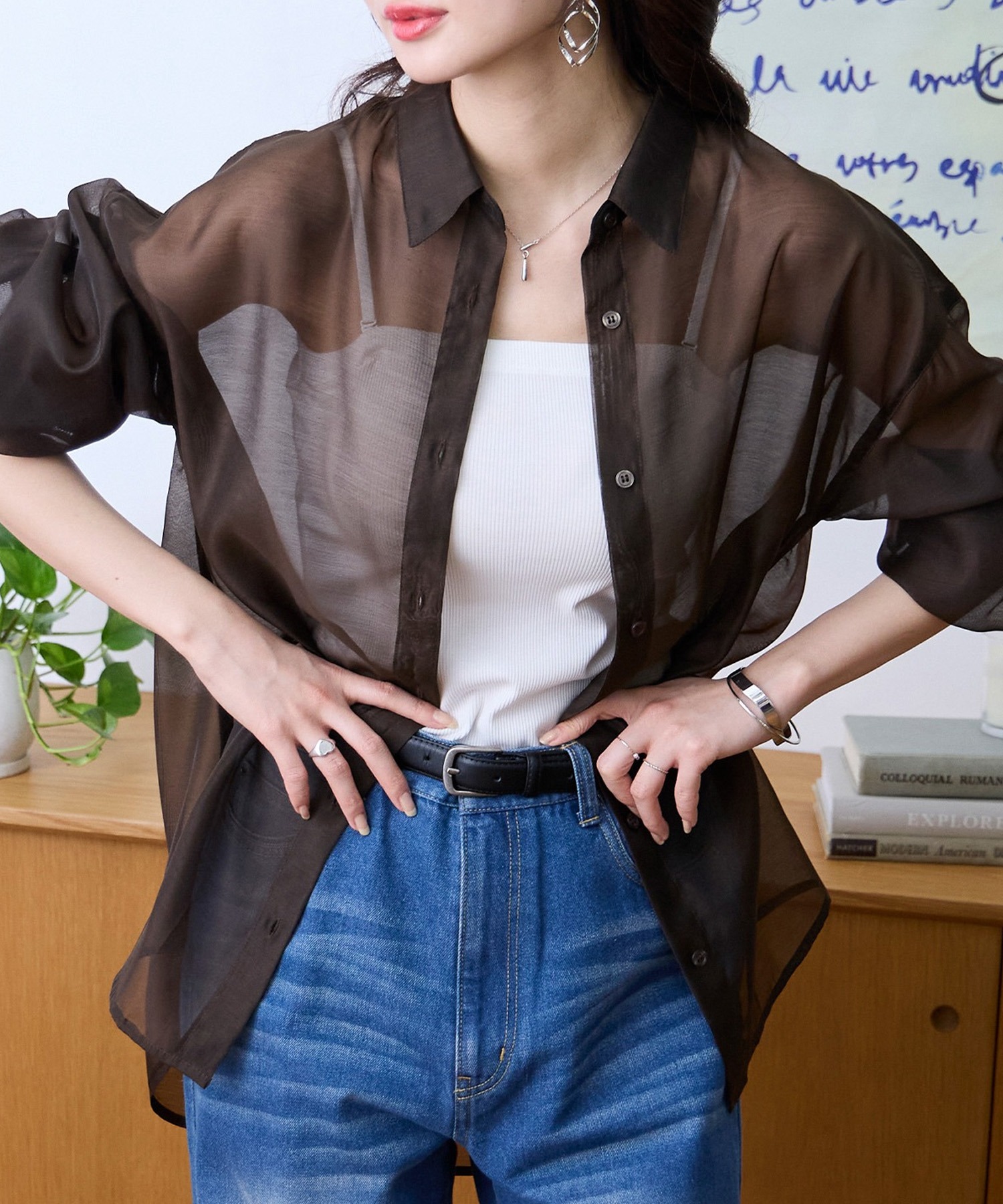 anyway.シリーズ】クールな着心地｜ 優秀シアーシャツ (接触冷感・速乾