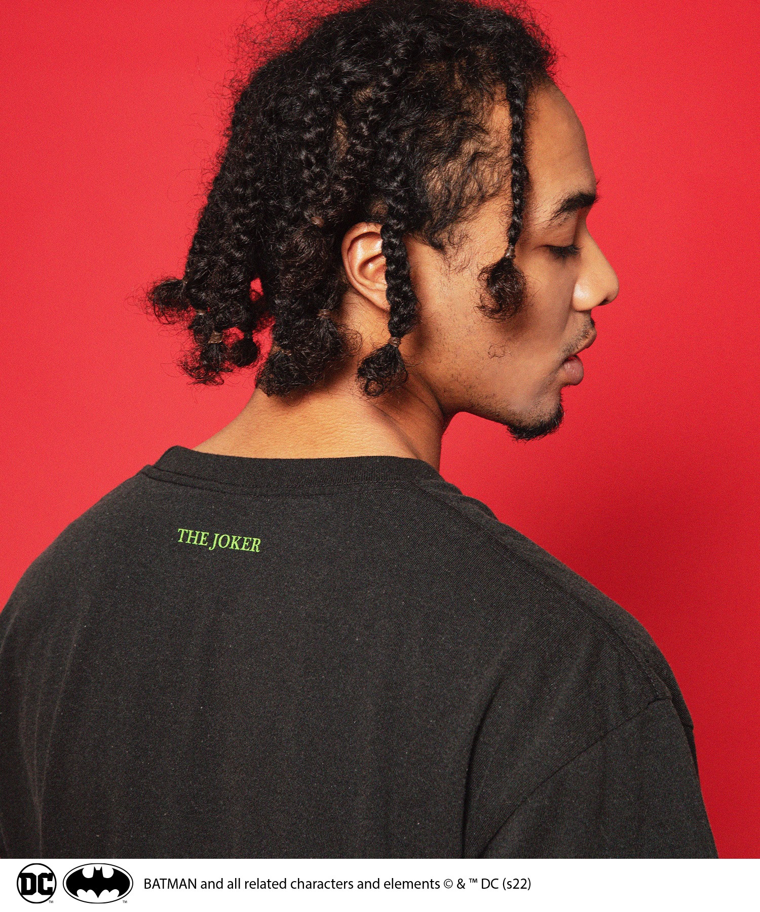 DC/THE JOKER】ヴィンテージ加工Tシャツ BACK TO THE FIELD