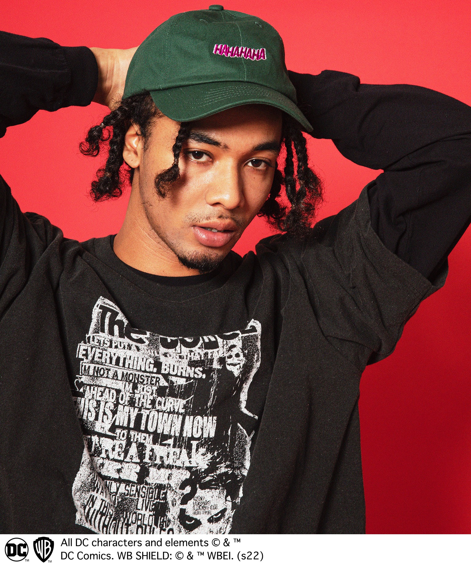 DC/THE JOKER】ヴィンテージ加工Tシャツ BACK TO THE FIELD 