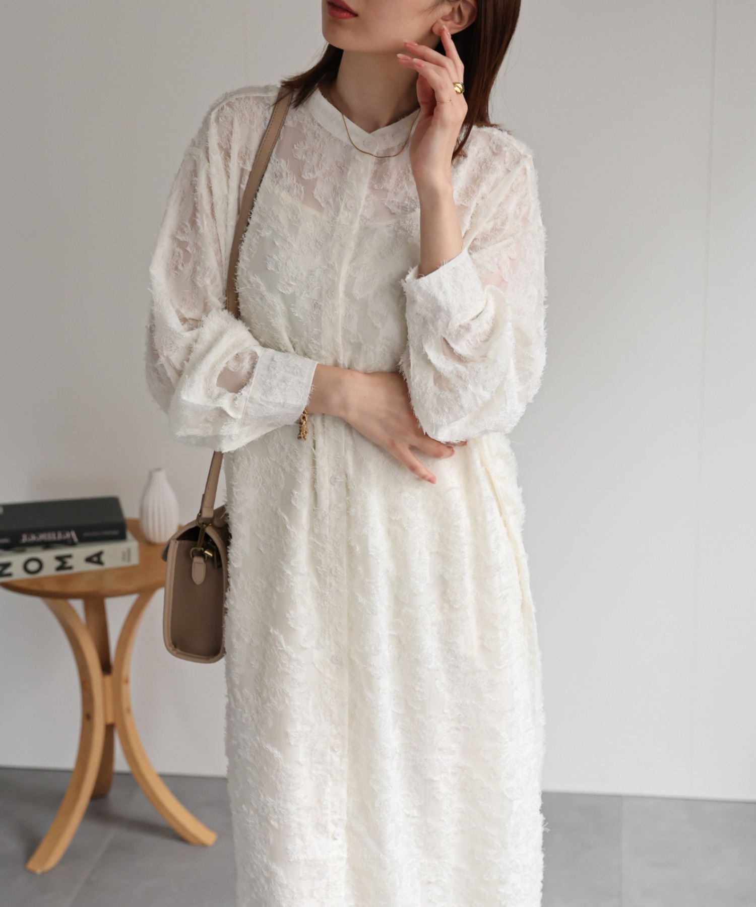 model：162cm 着用サイズ：F