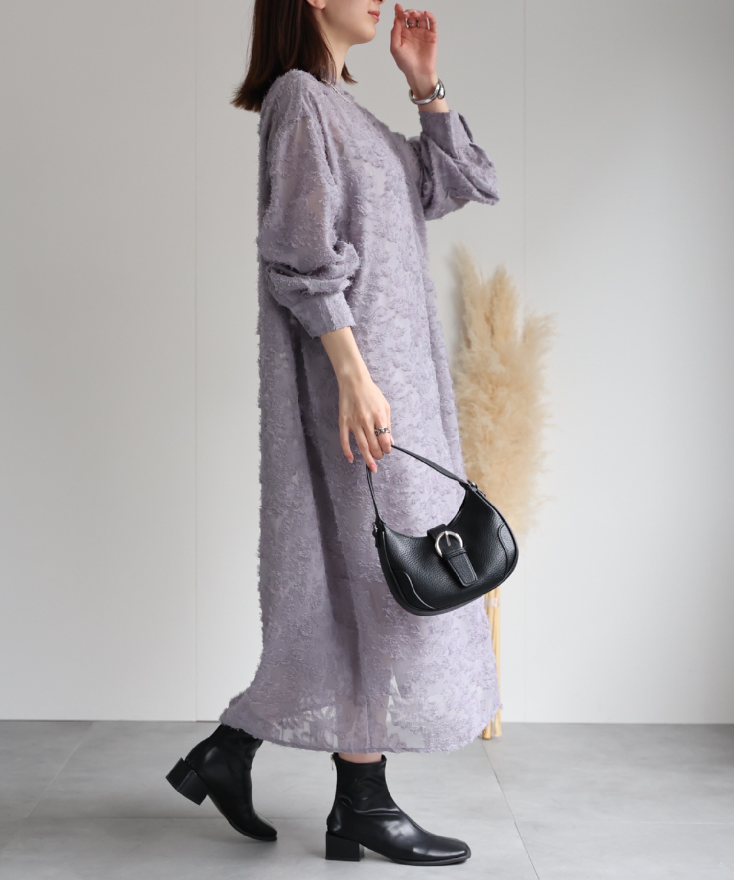 model：162cm 着用サイズ：F