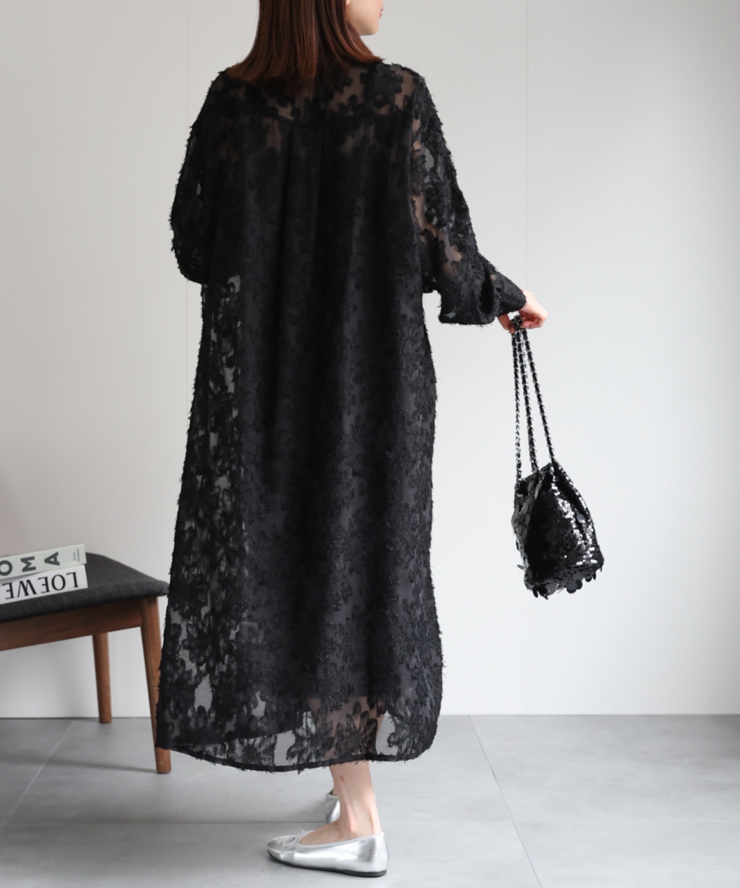 model：162cm 着用サイズ：F