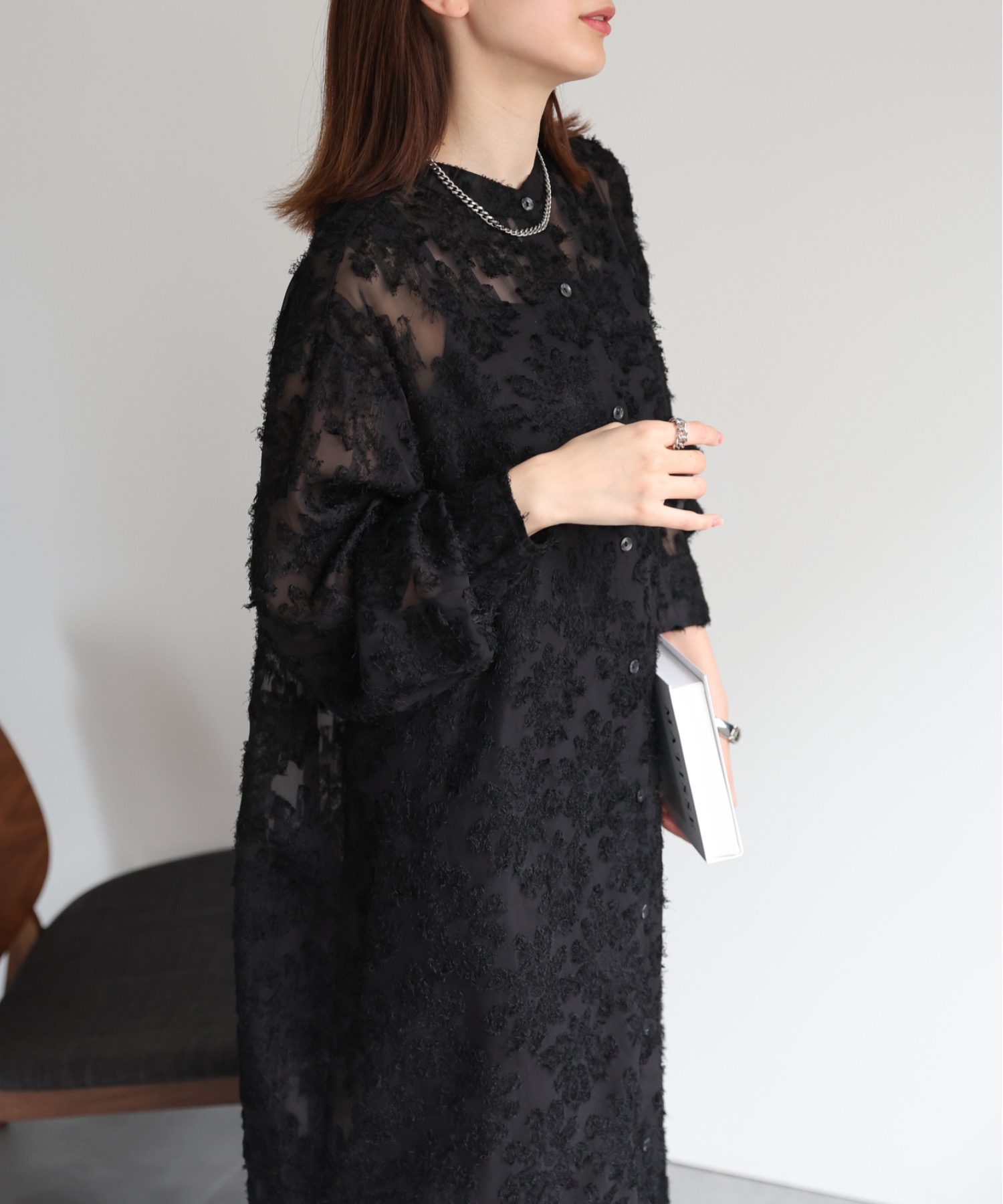 model：162cm 着用サイズ：F