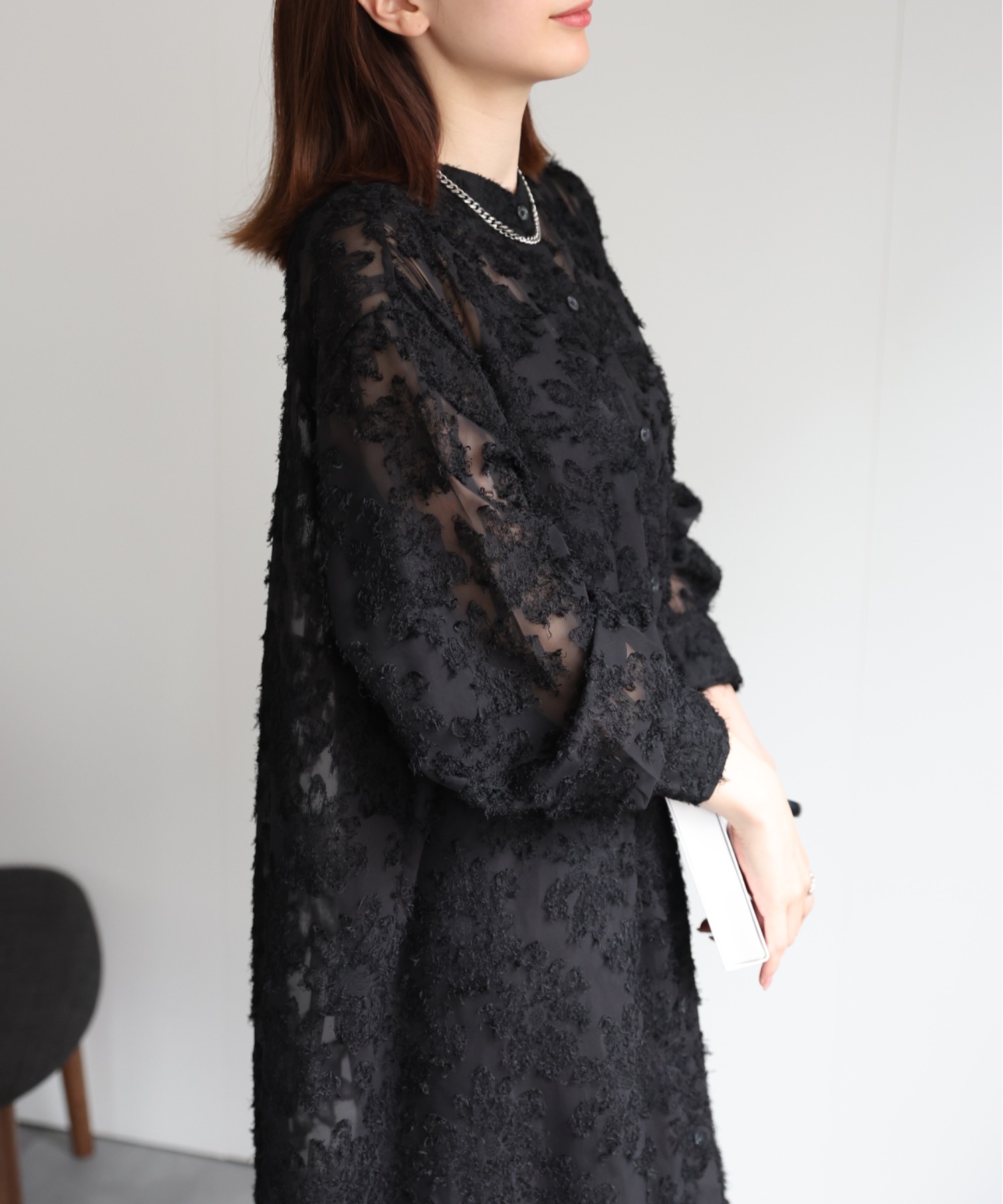 model：162cm 着用サイズ：F