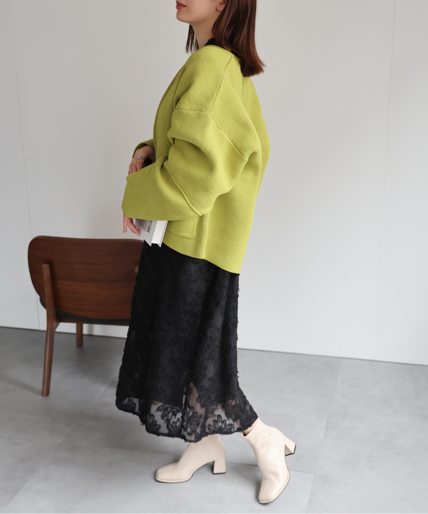 model：162cm 着用サイズ：F