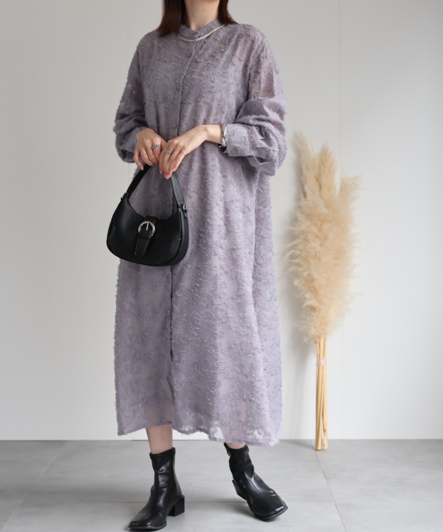 model：162cm 着用サイズ：F