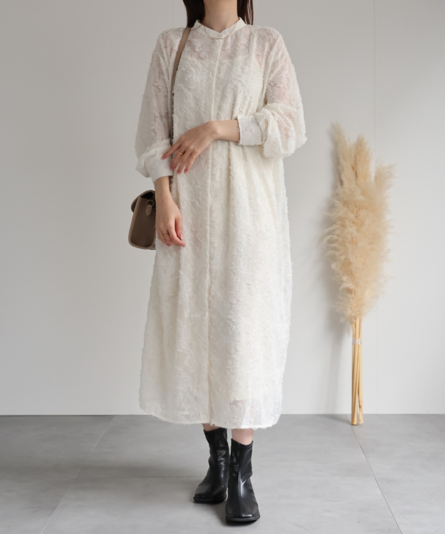 model：162cm 着用サイズ：F