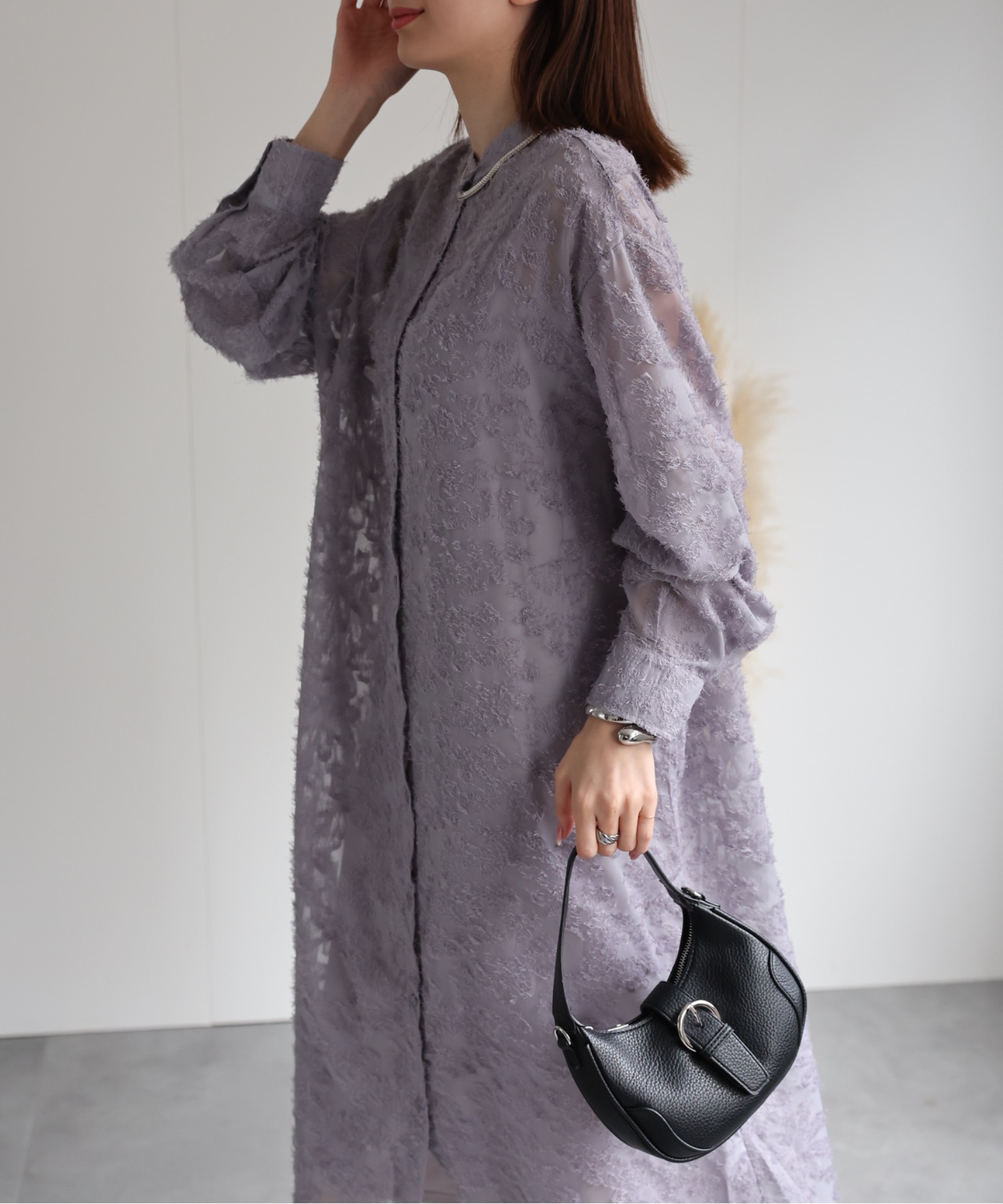 model：162cm 着用サイズ：F