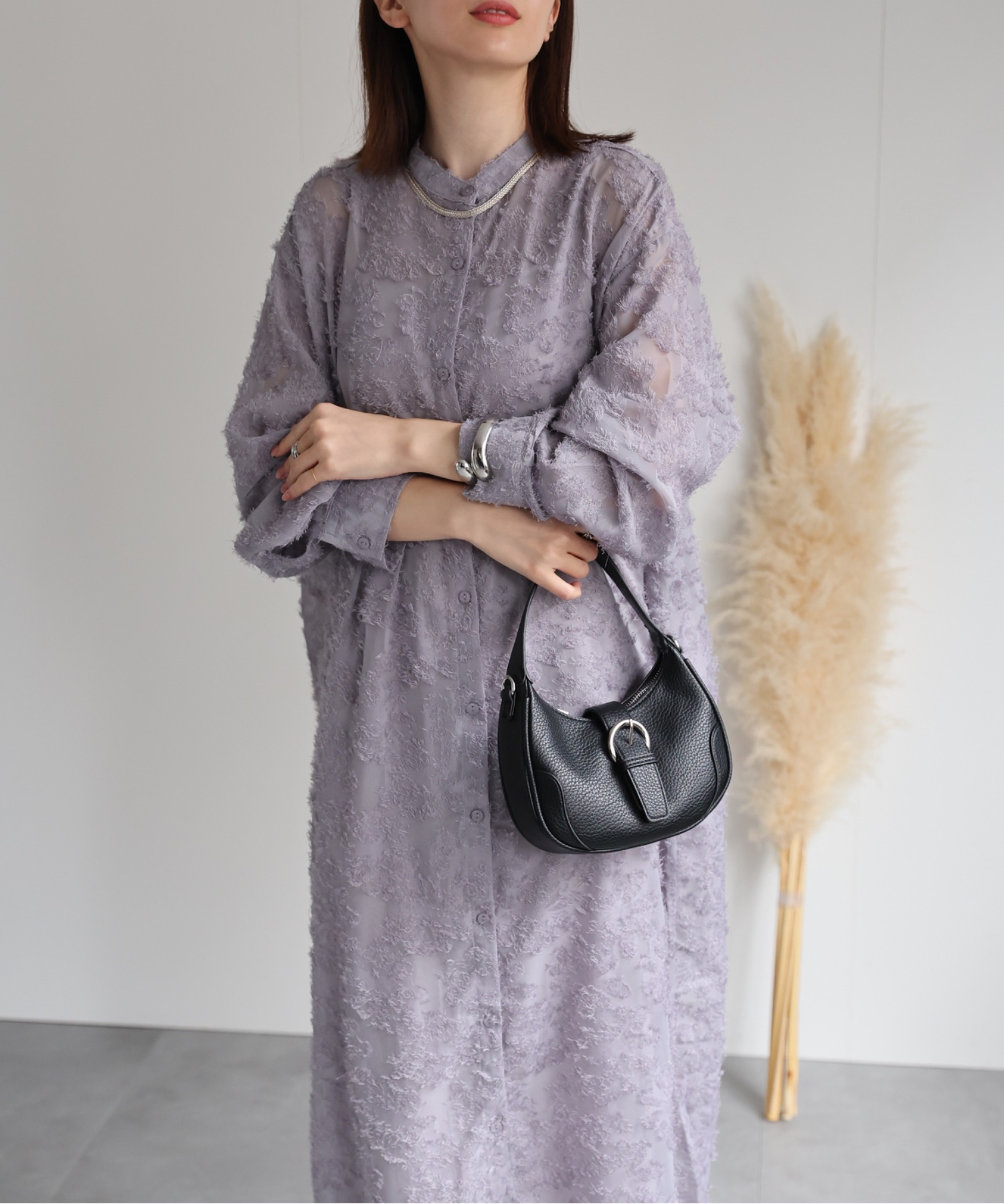 model：162cm 着用サイズ：F