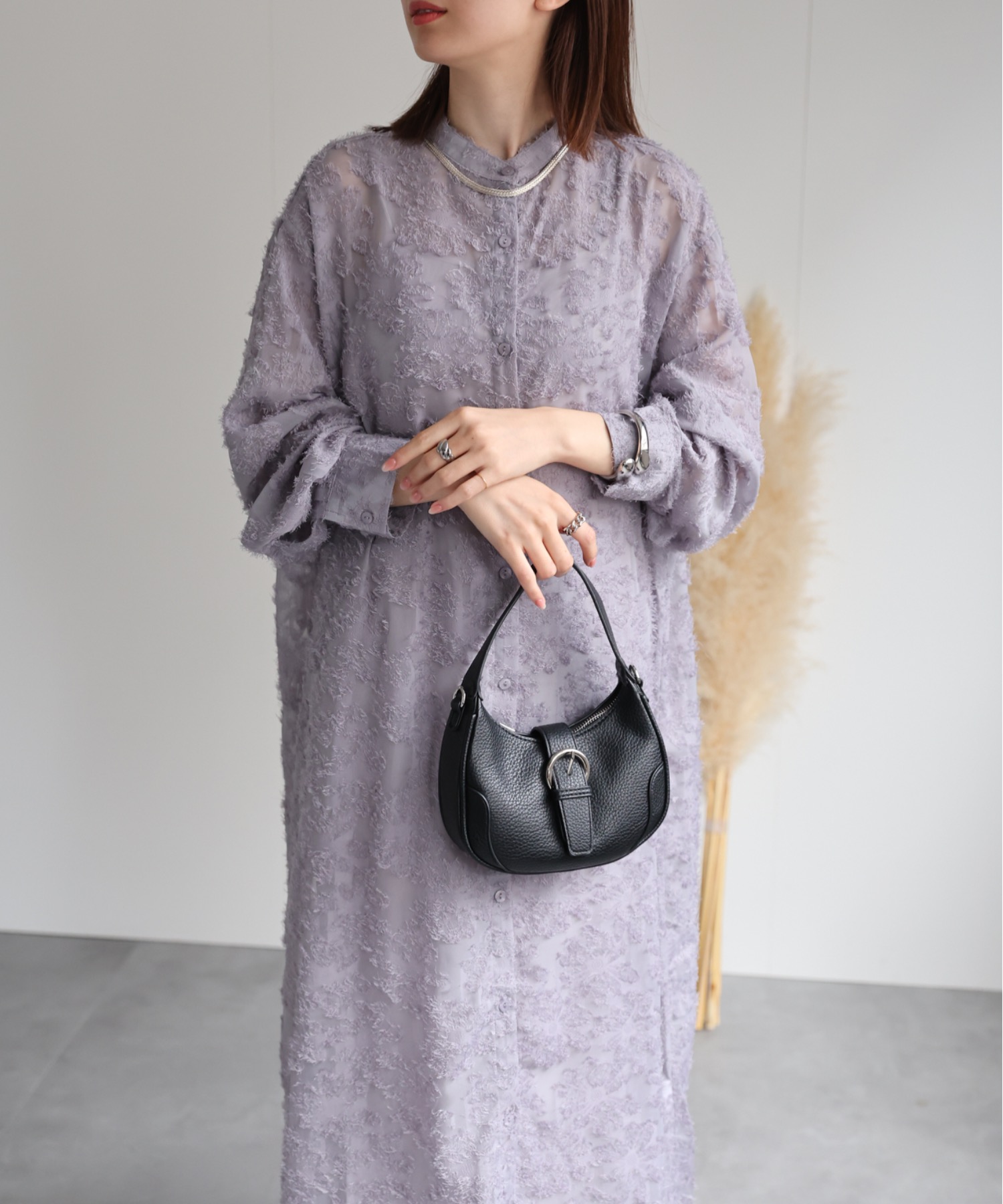 model：162cm 着用サイズ：F