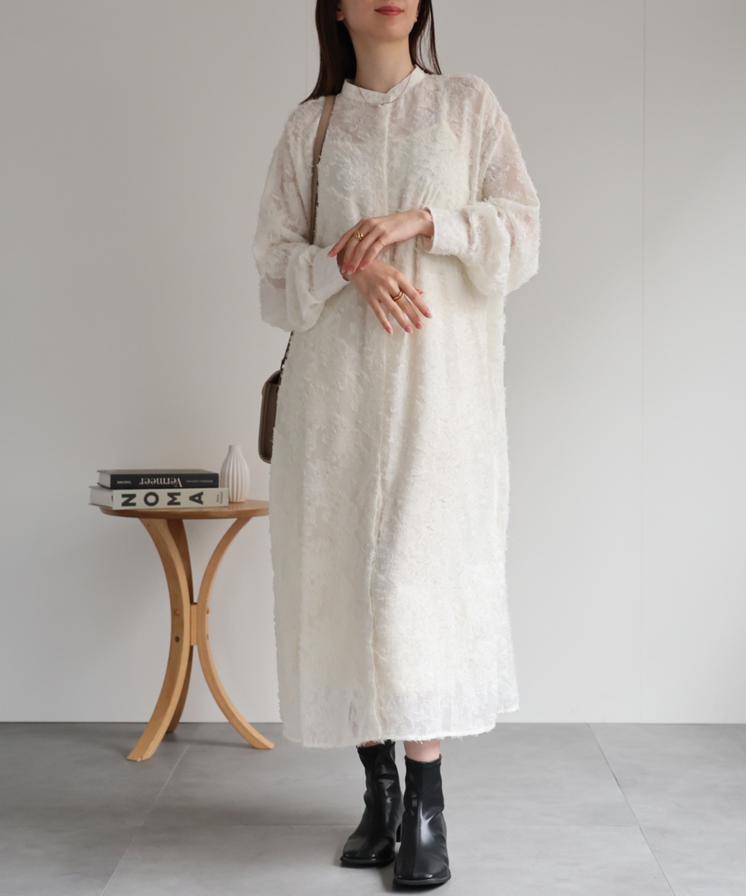 model：162cm 着用サイズ：F