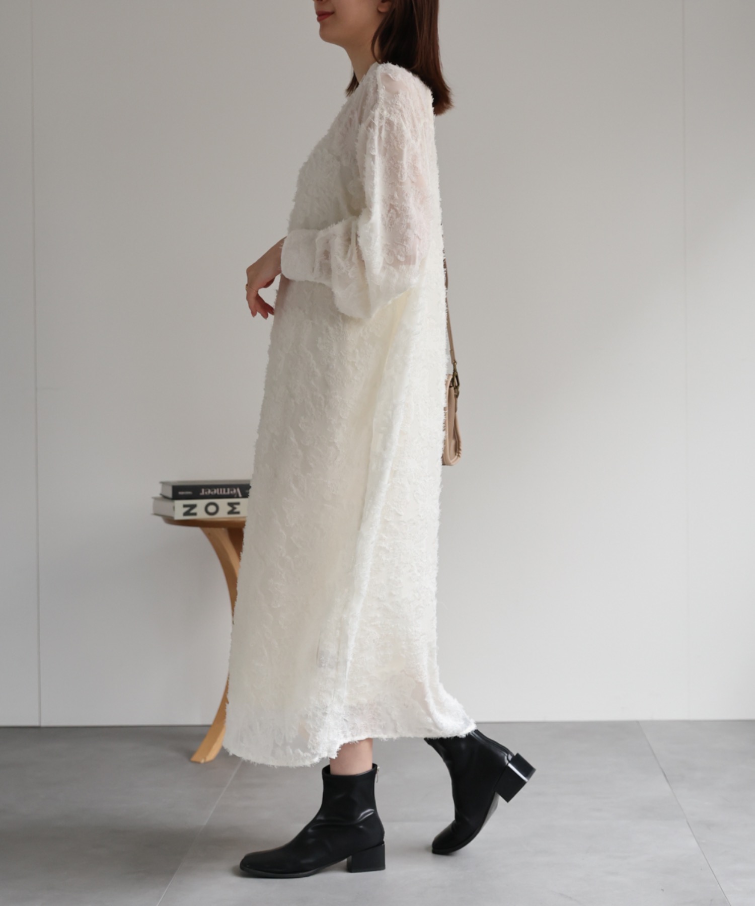 model：162cm 着用サイズ：F