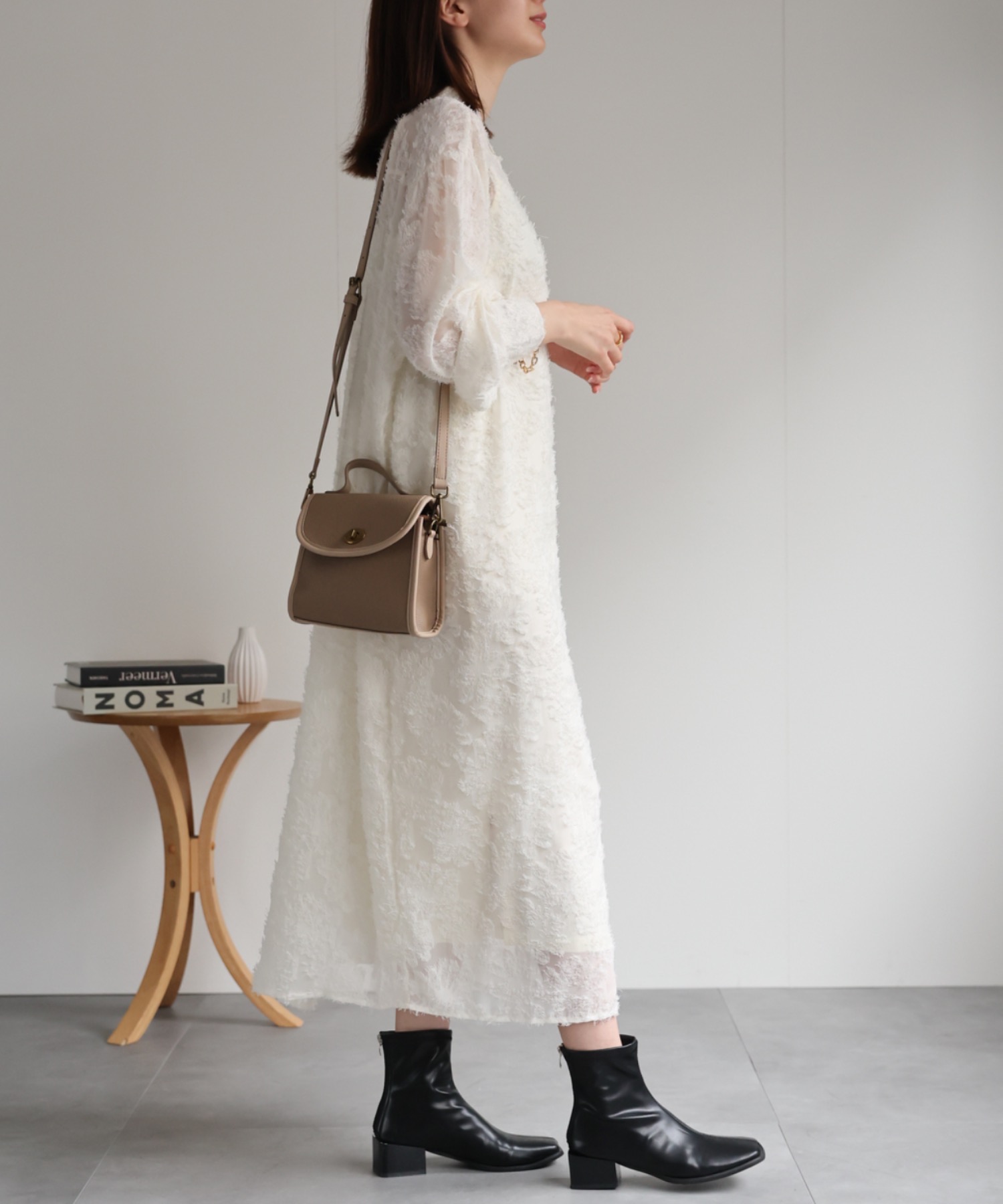 model：162cm 着用サイズ：F