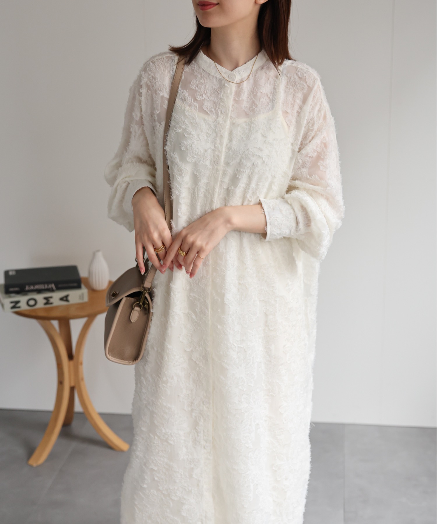 model：162cm 着用サイズ：F