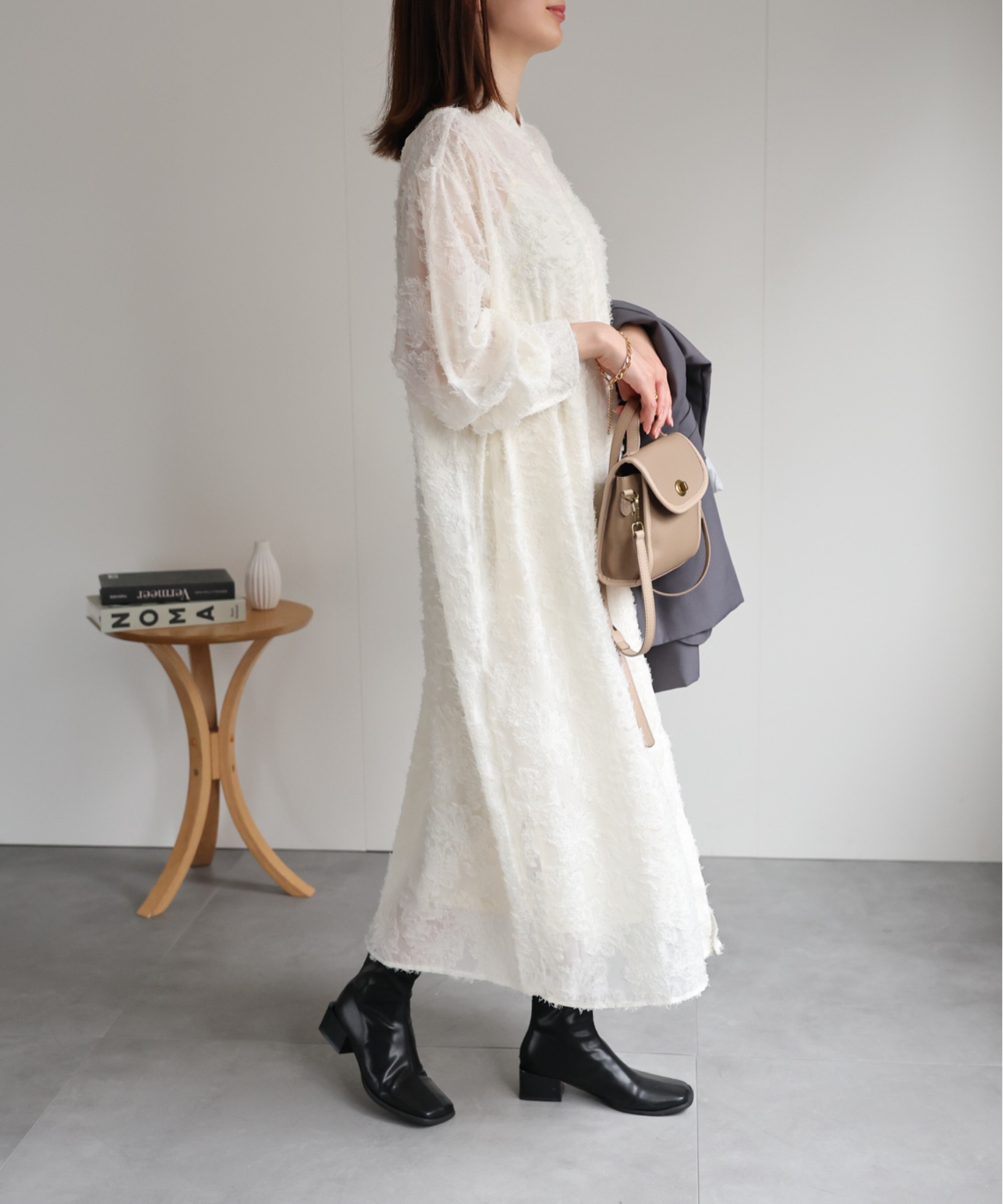 model：162cm 着用サイズ：F