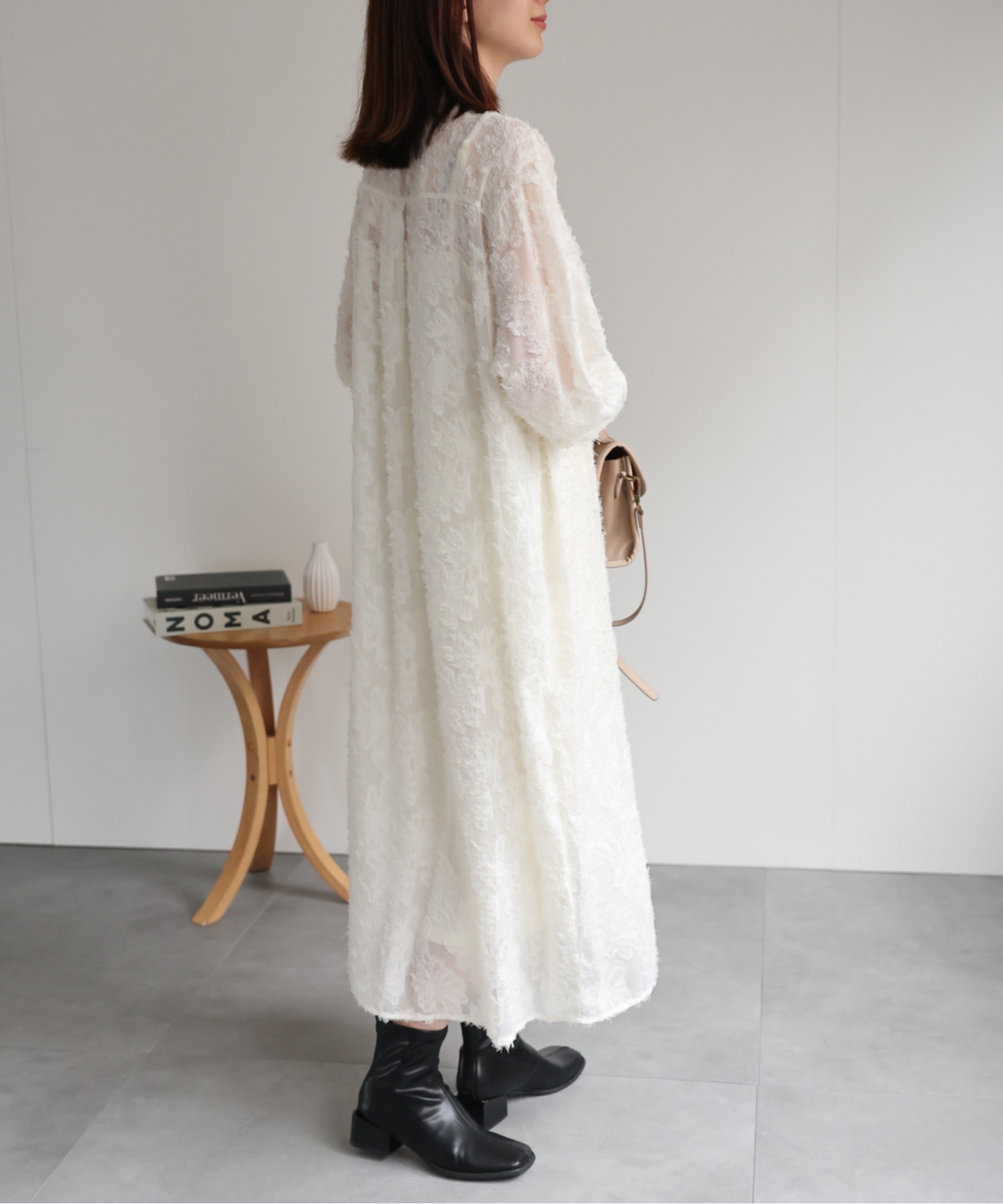 model：162cm 着用サイズ：F